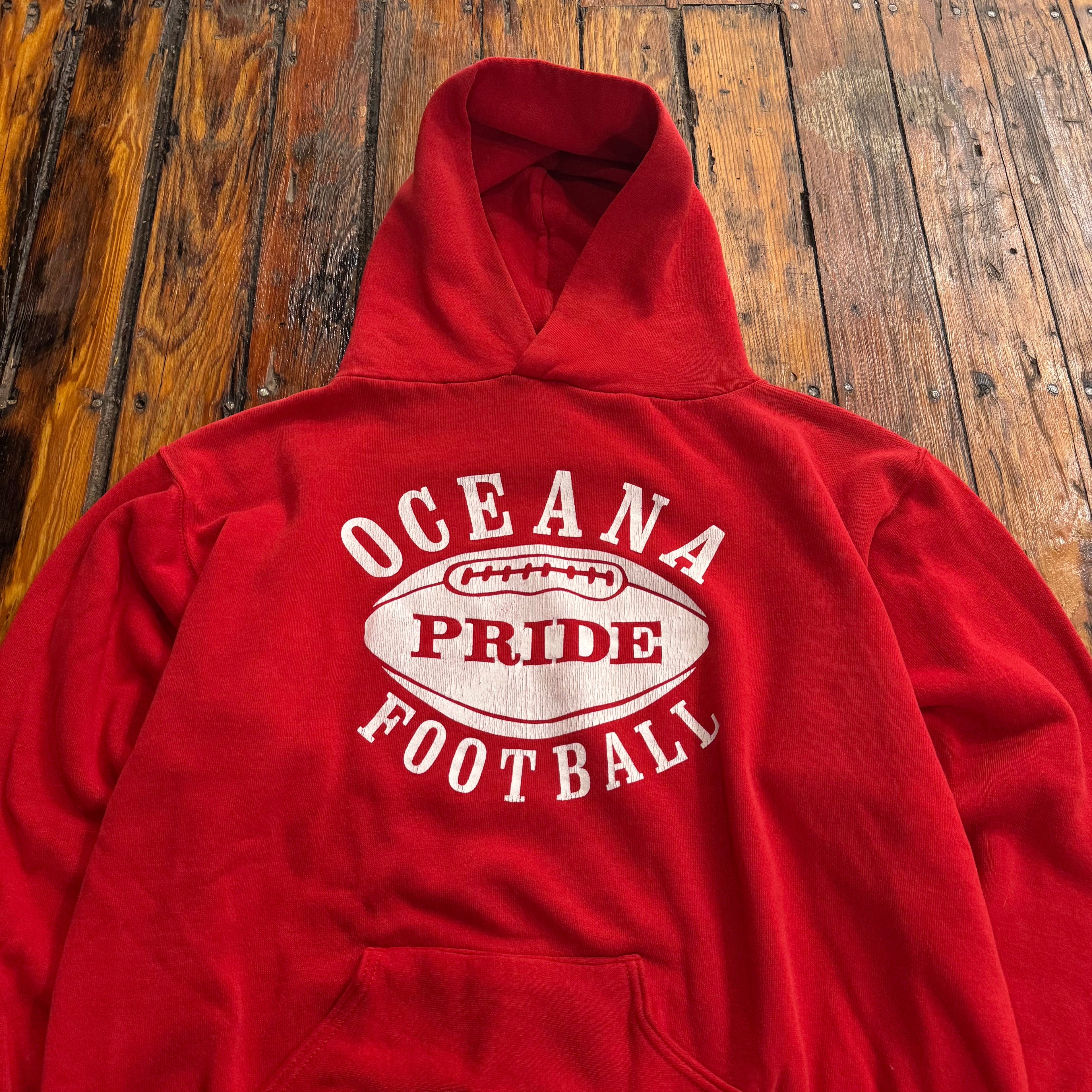 Vintage Russell Oceana Football Hoodie Sz M