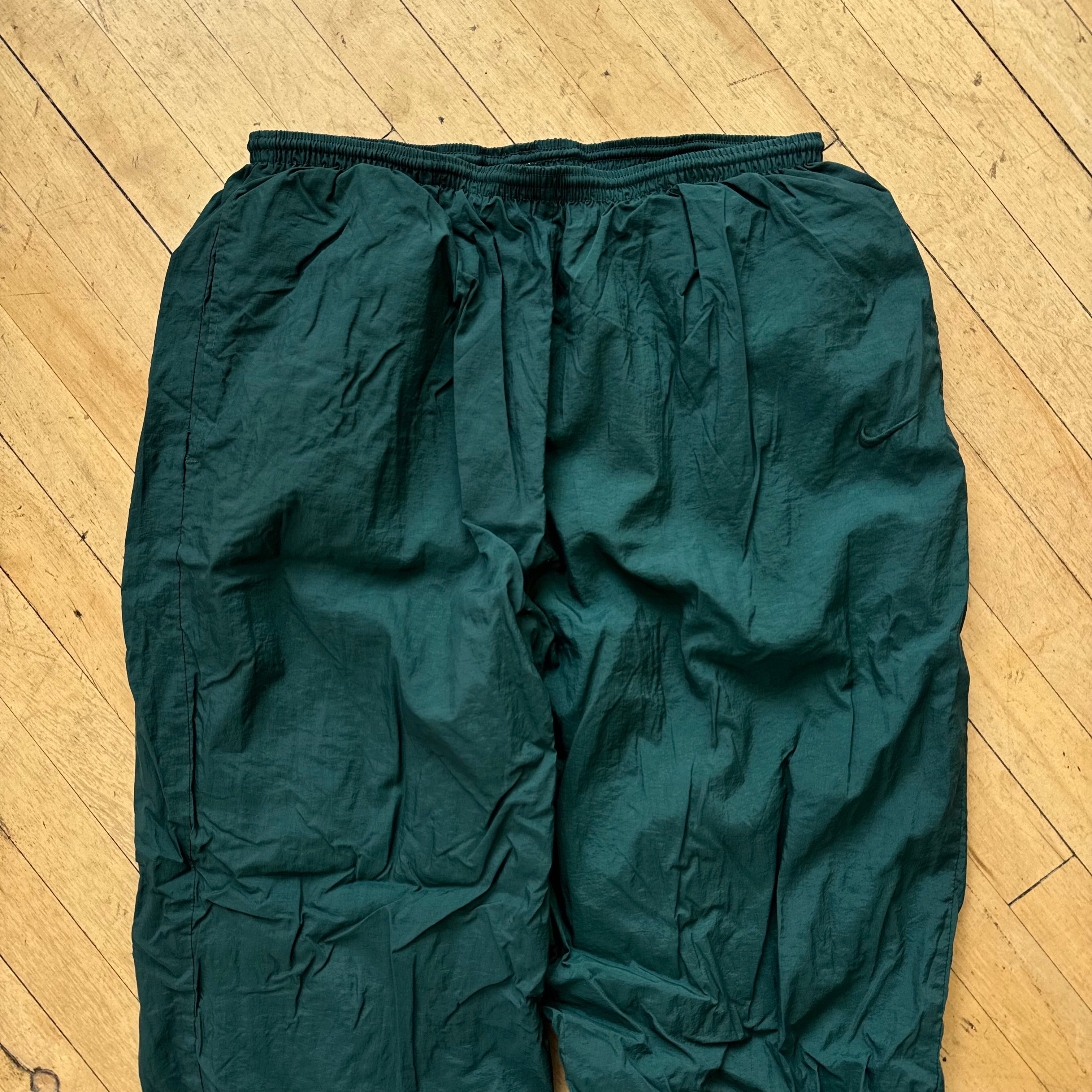 Vintage Forest Green Nike Trackpants Sz XL