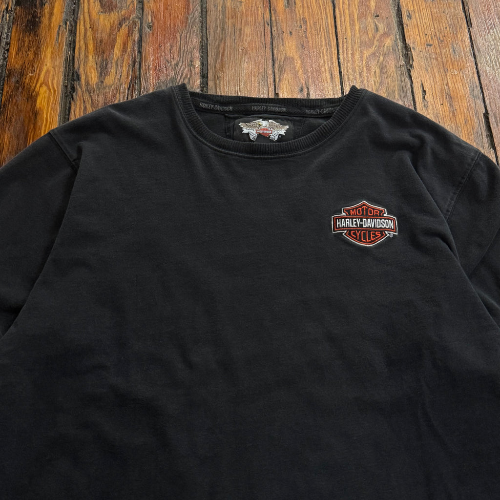 Vintage Harley Davidson Long Sleeve T-shirt Sz XL