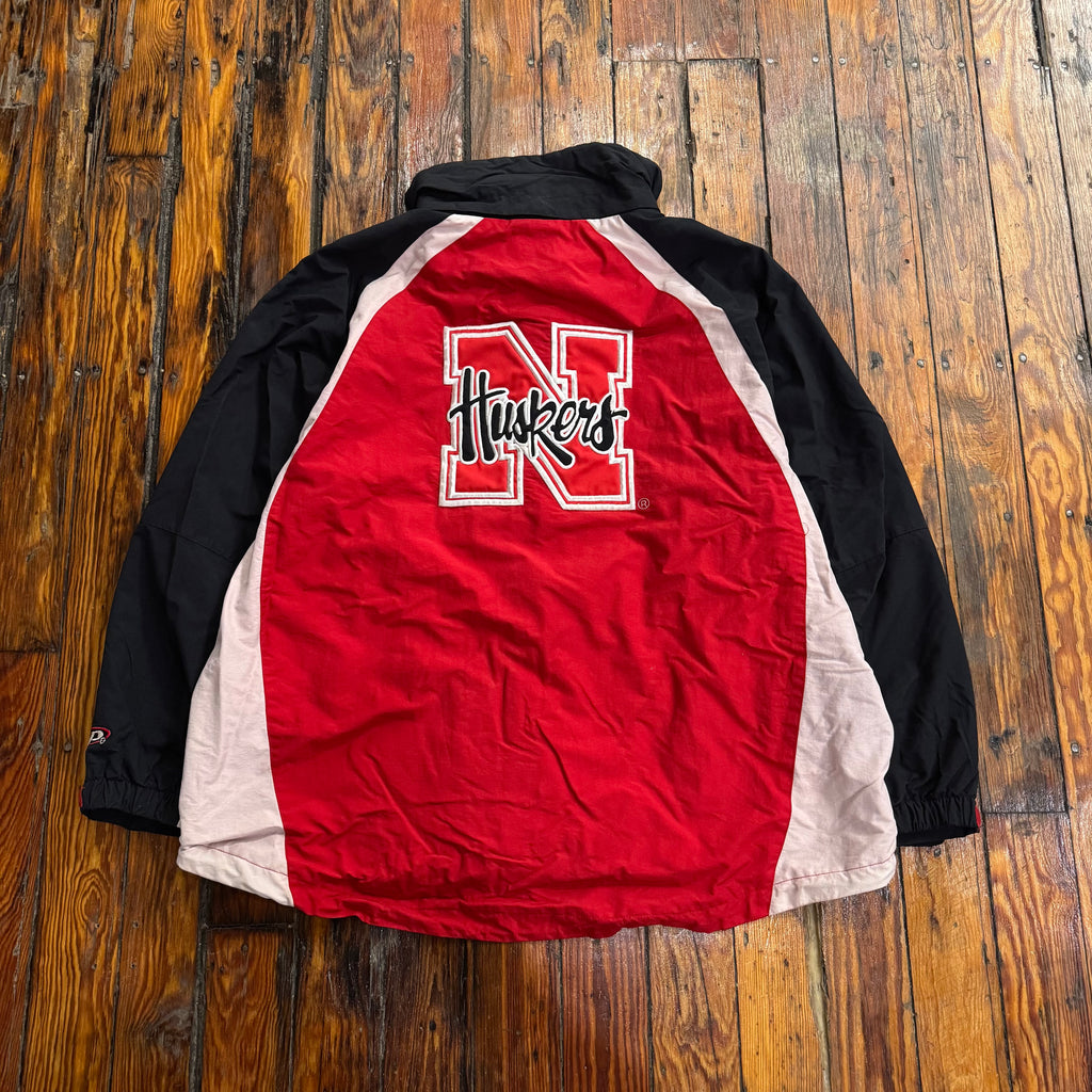 Vintage Pro Player Nebraska Huskers Light Jacket Sz XL