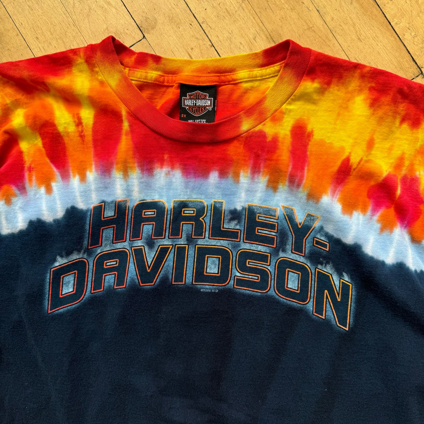 Vintage Harley Davidson Tye-Dye T-shirt Sz XXL