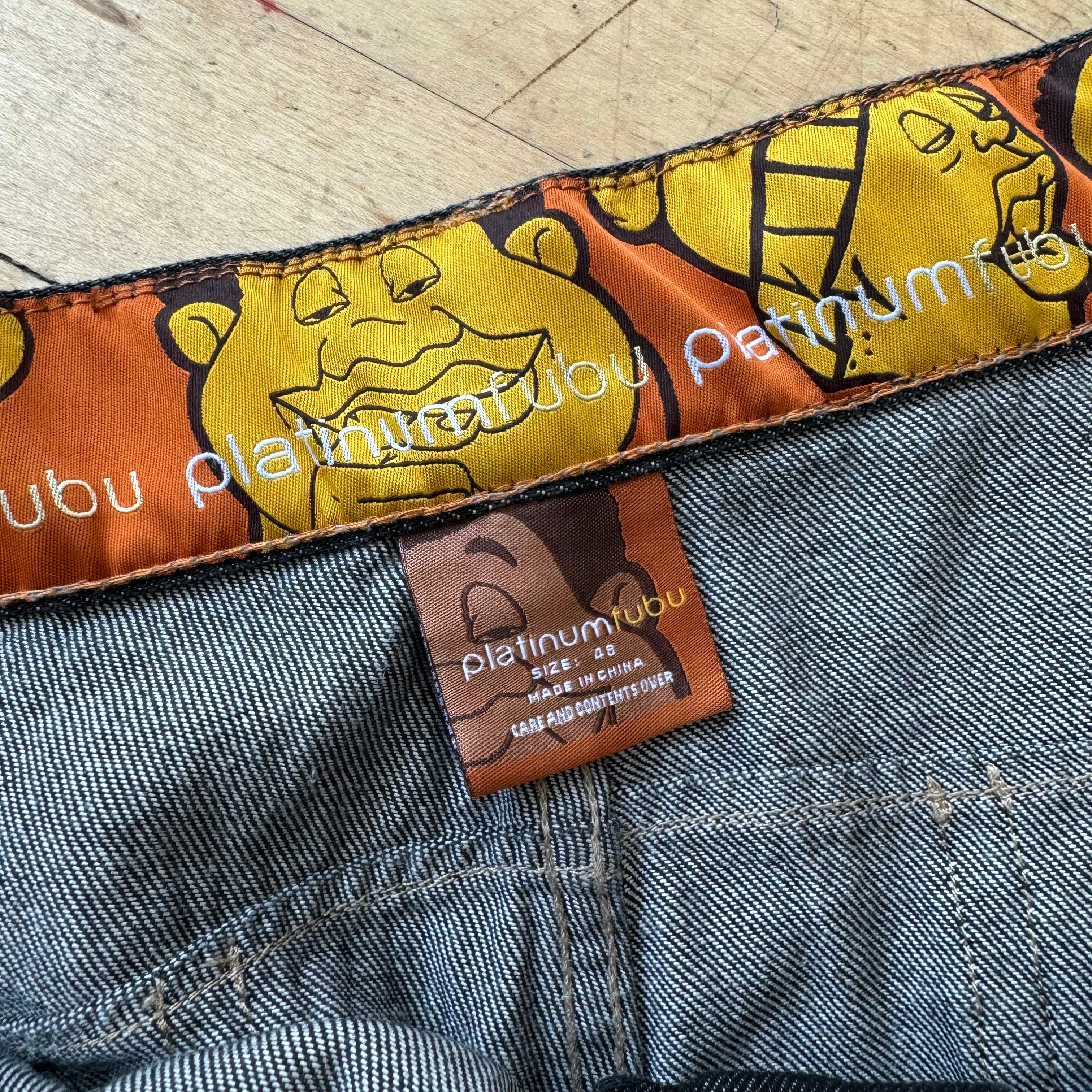 Vintage Fubu Fat Albert Denim Jeans Sz 48