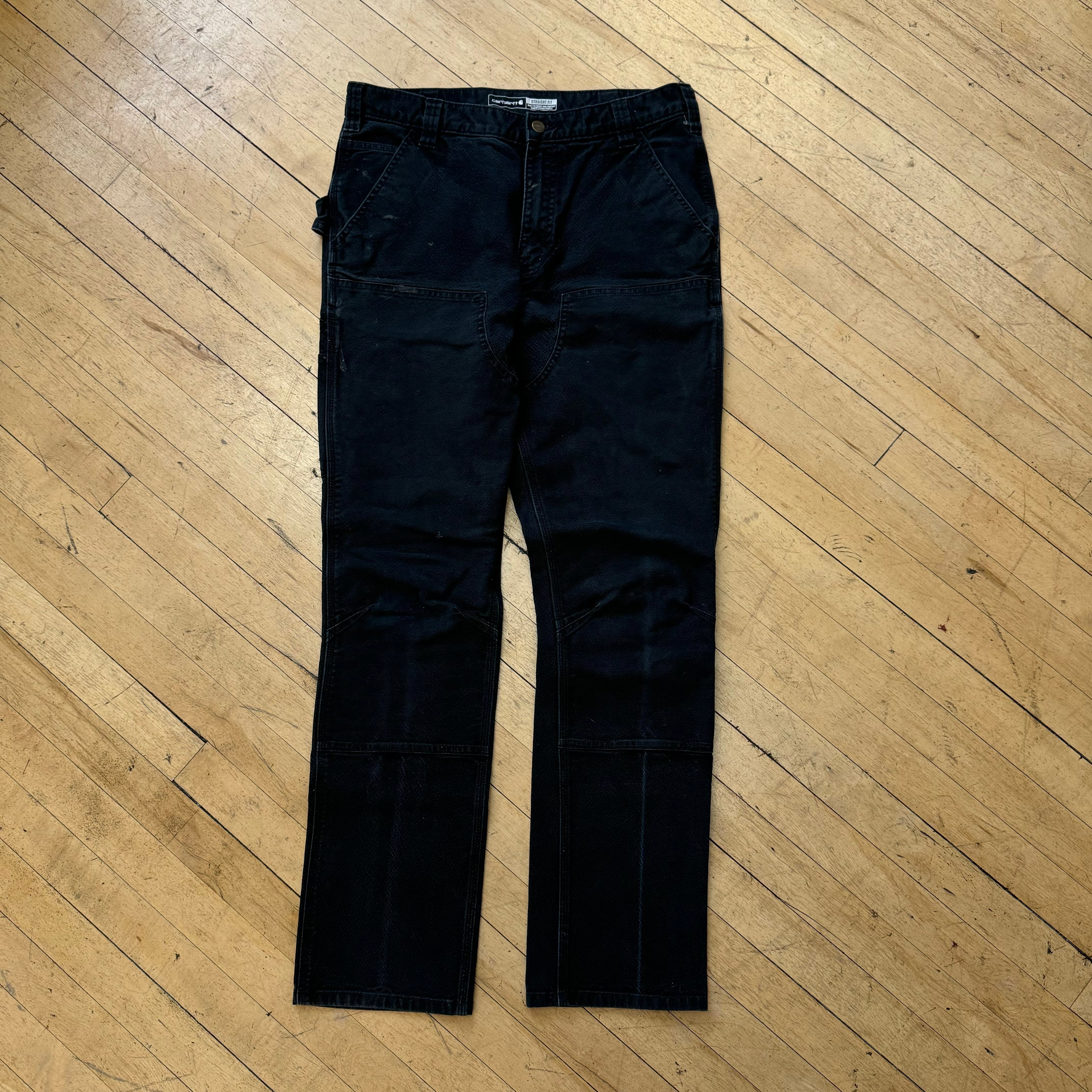 2000s Carhartt Double Knee Straight fit Denim Jeans Sz 34x34