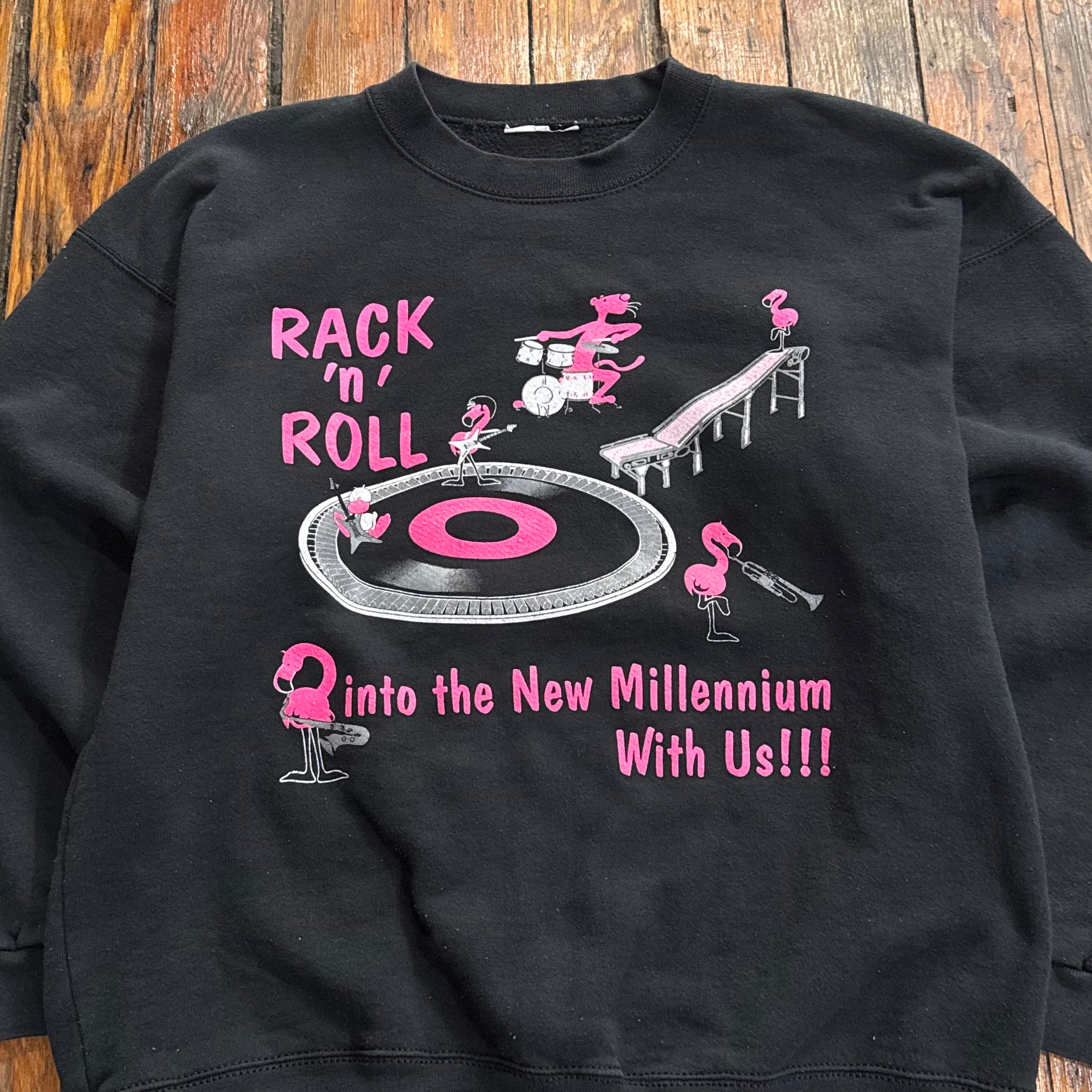 Vintage Rock & Roll New Millennium CrewNeck Sz L