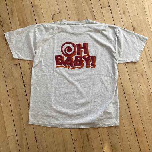 90s Oh Babies Cinnamon Roll T-shirt Sz XL