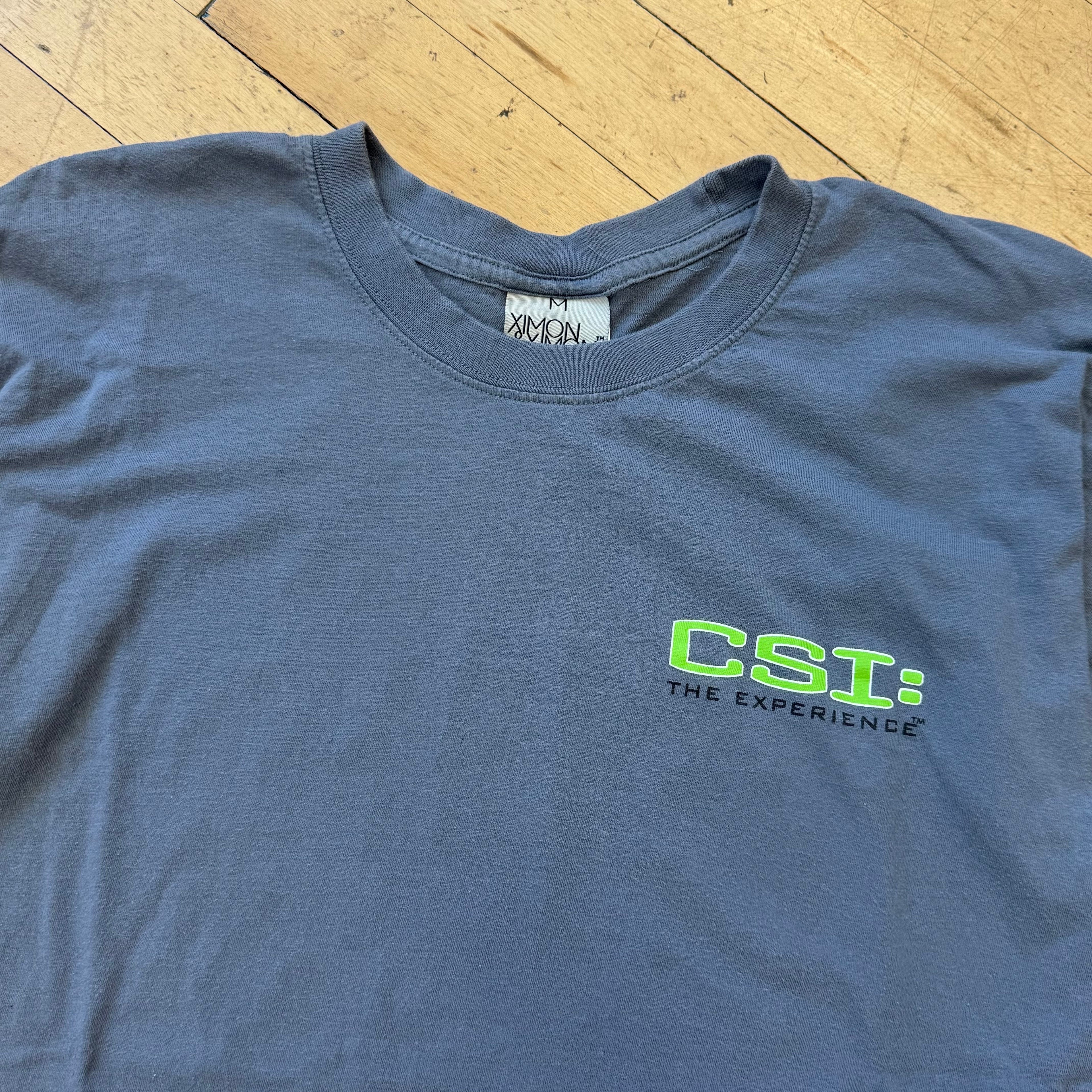 Y2K C.S.I. Experience T-shirt Sz M