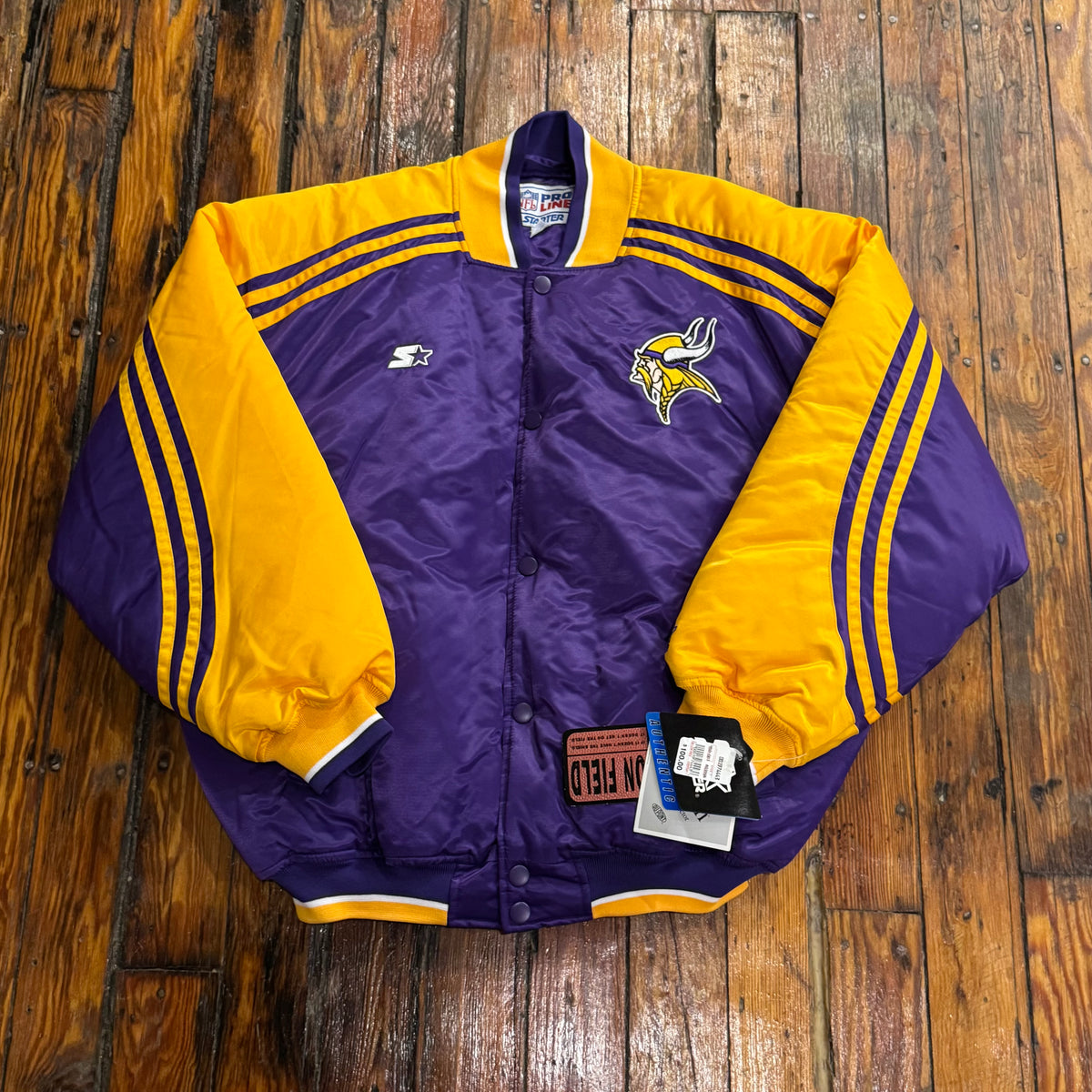 Vintage Vikings ProLine Starter Jacket Sz L (NEW)