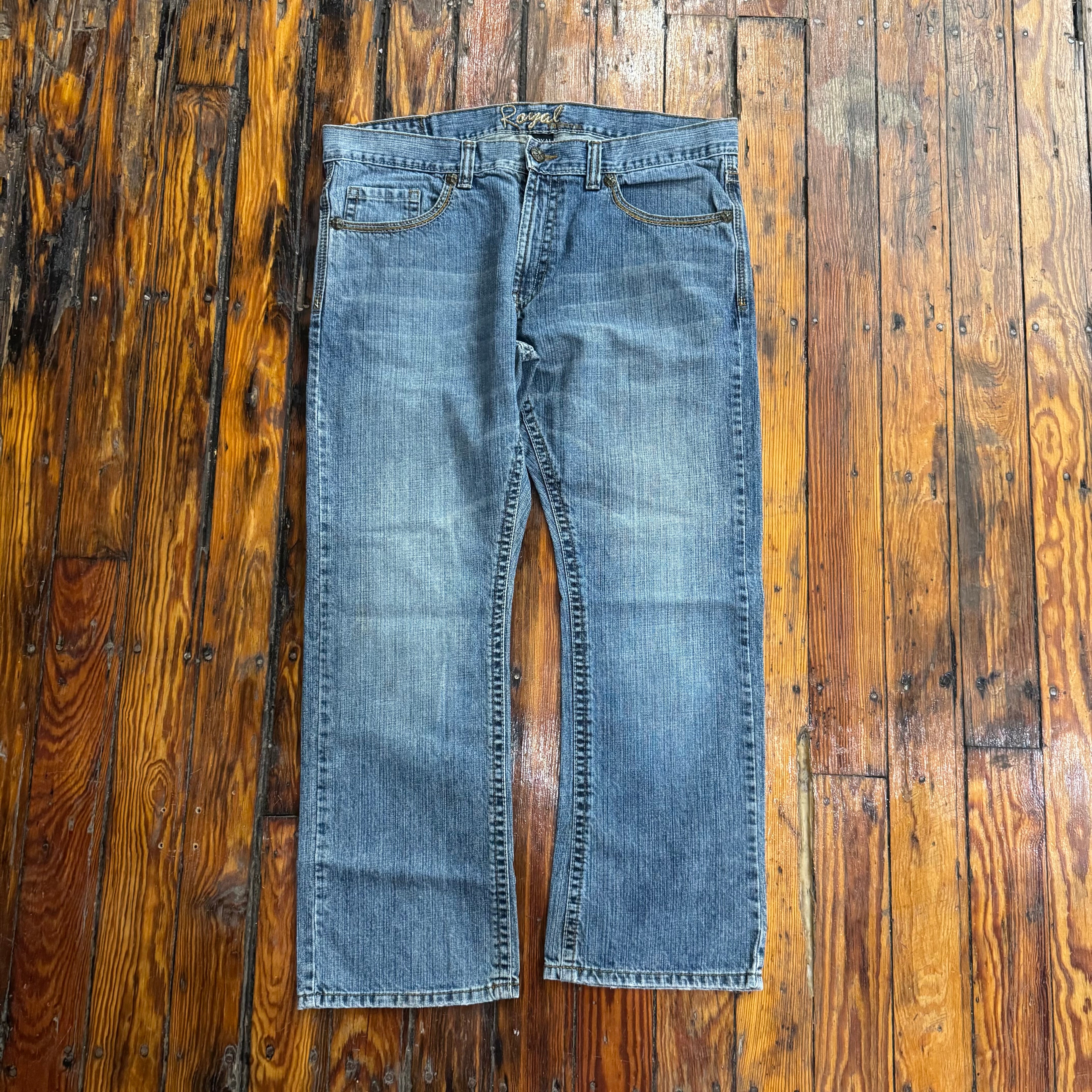 Y2K Royal Denim Jeans Sz 38x30