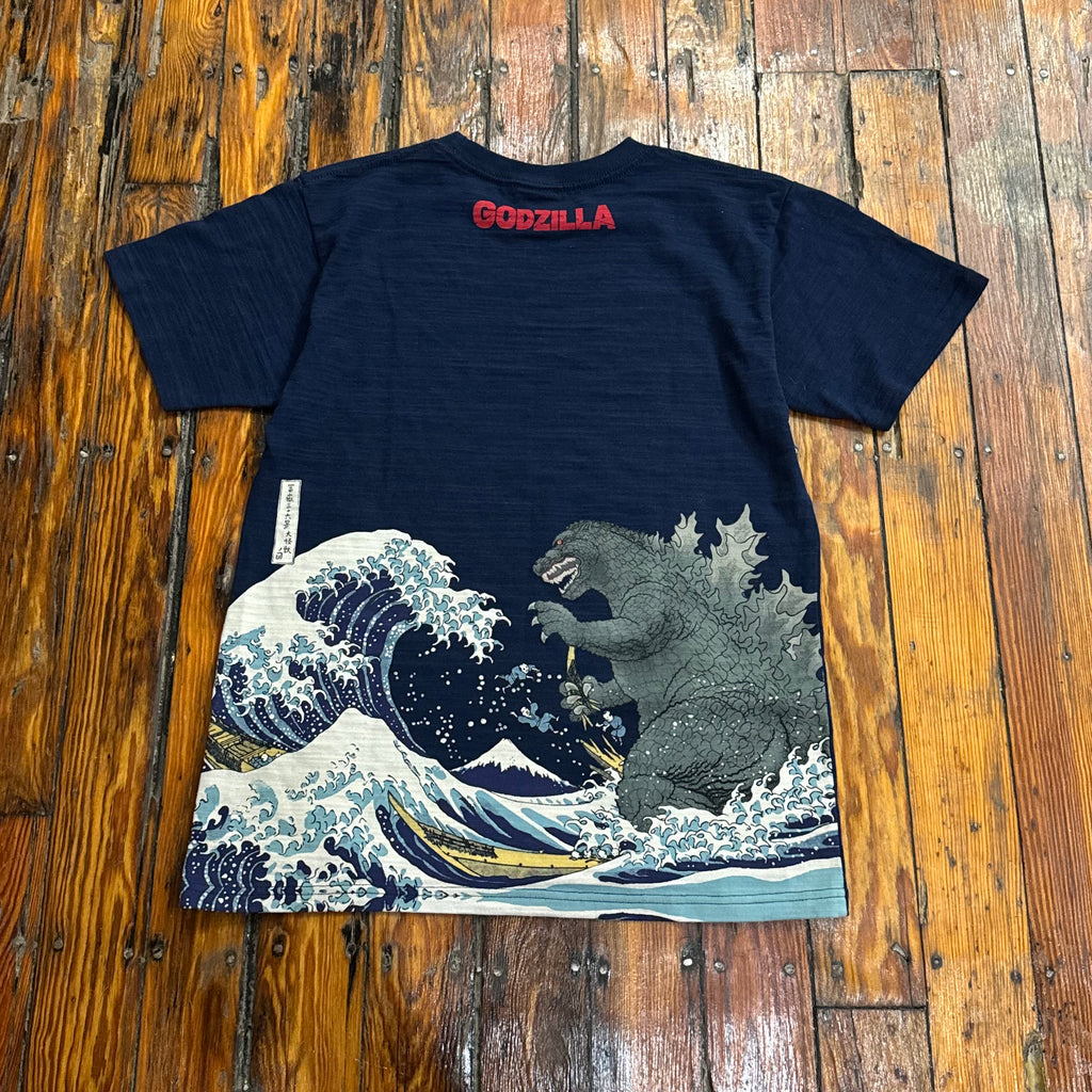 Y2K Godzilla Wave T-shirt Sz M