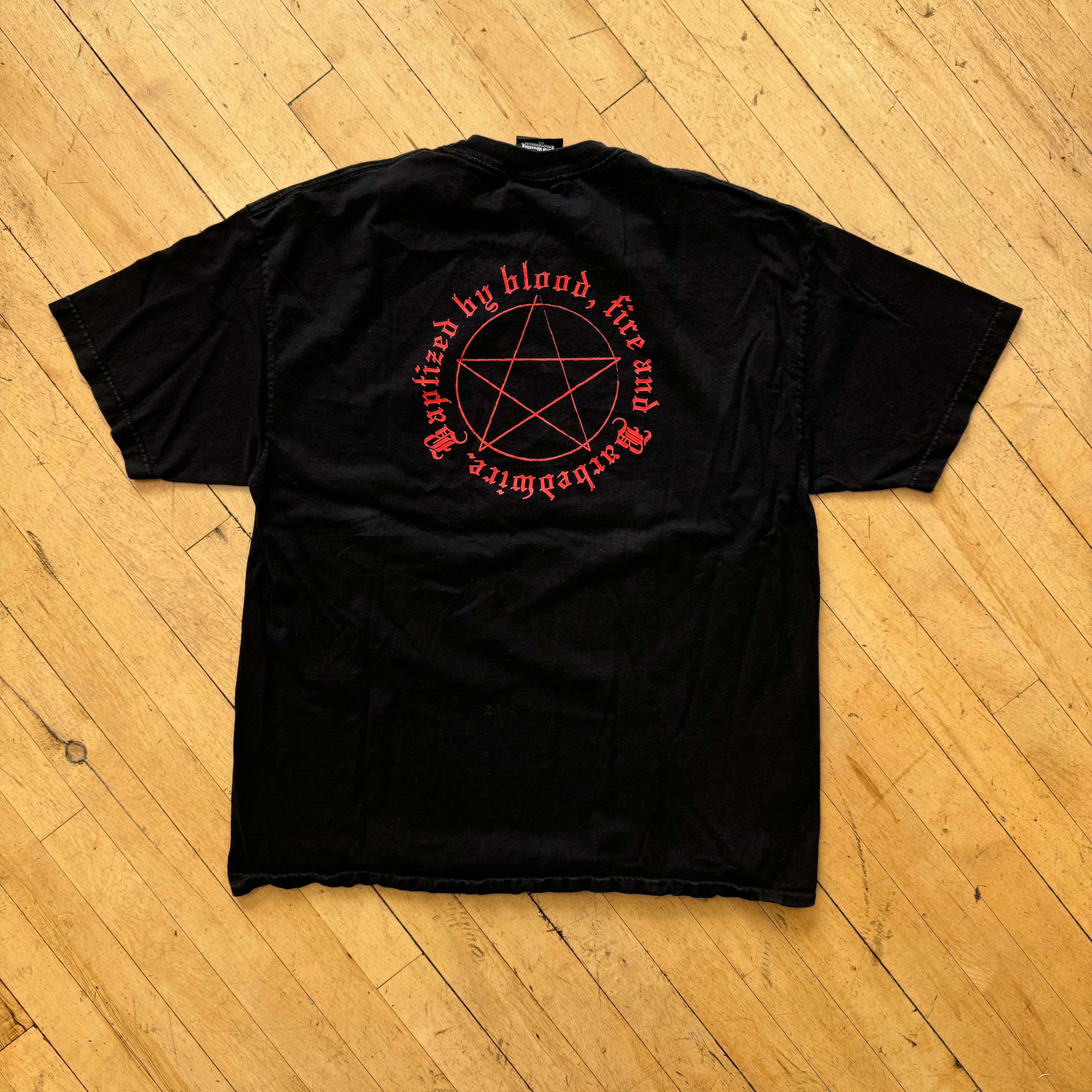 Vintage WWE Mahoney Baptized T-shirt Sz XL