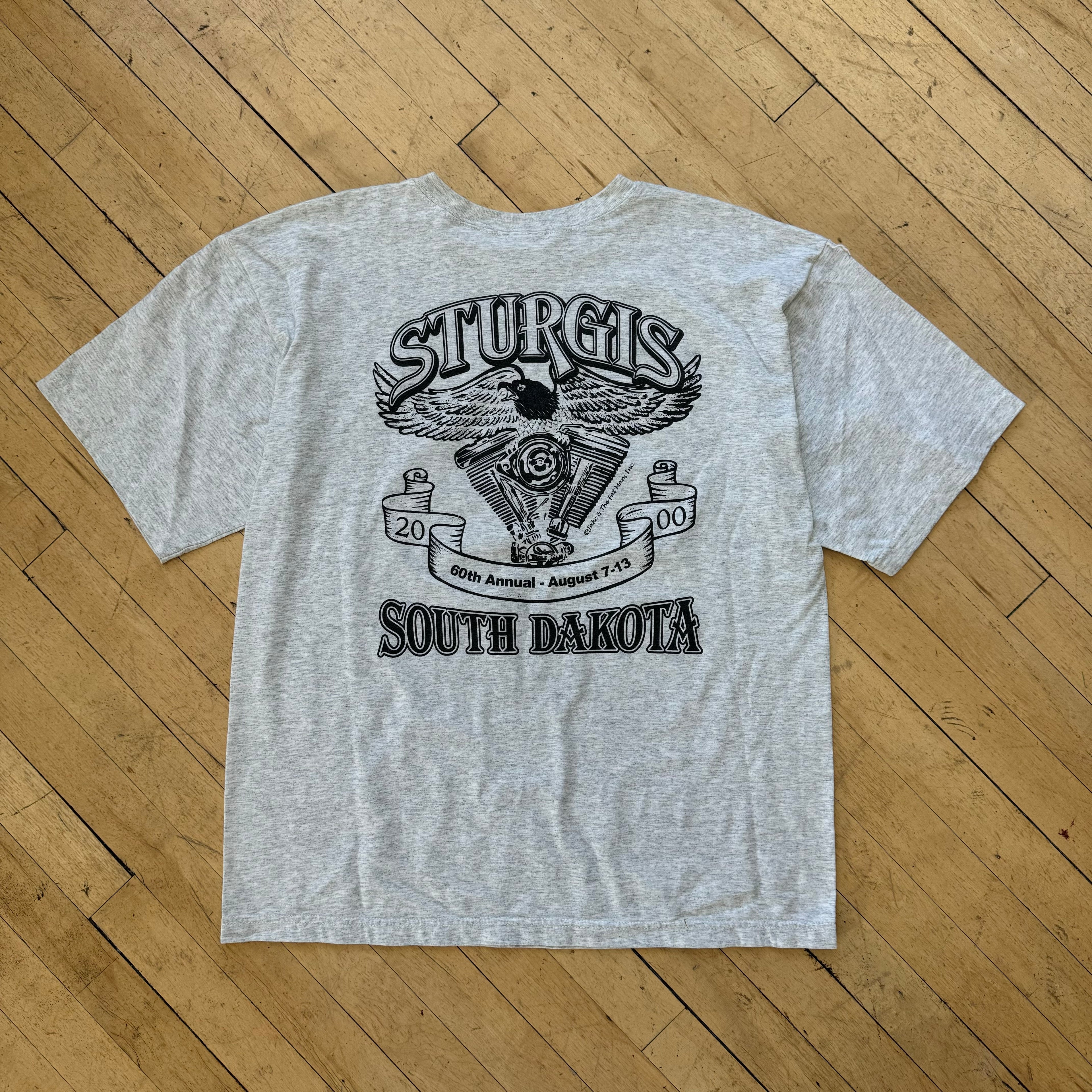 Vintage Sturgis South Dakota Biker T-shirt Sz XL