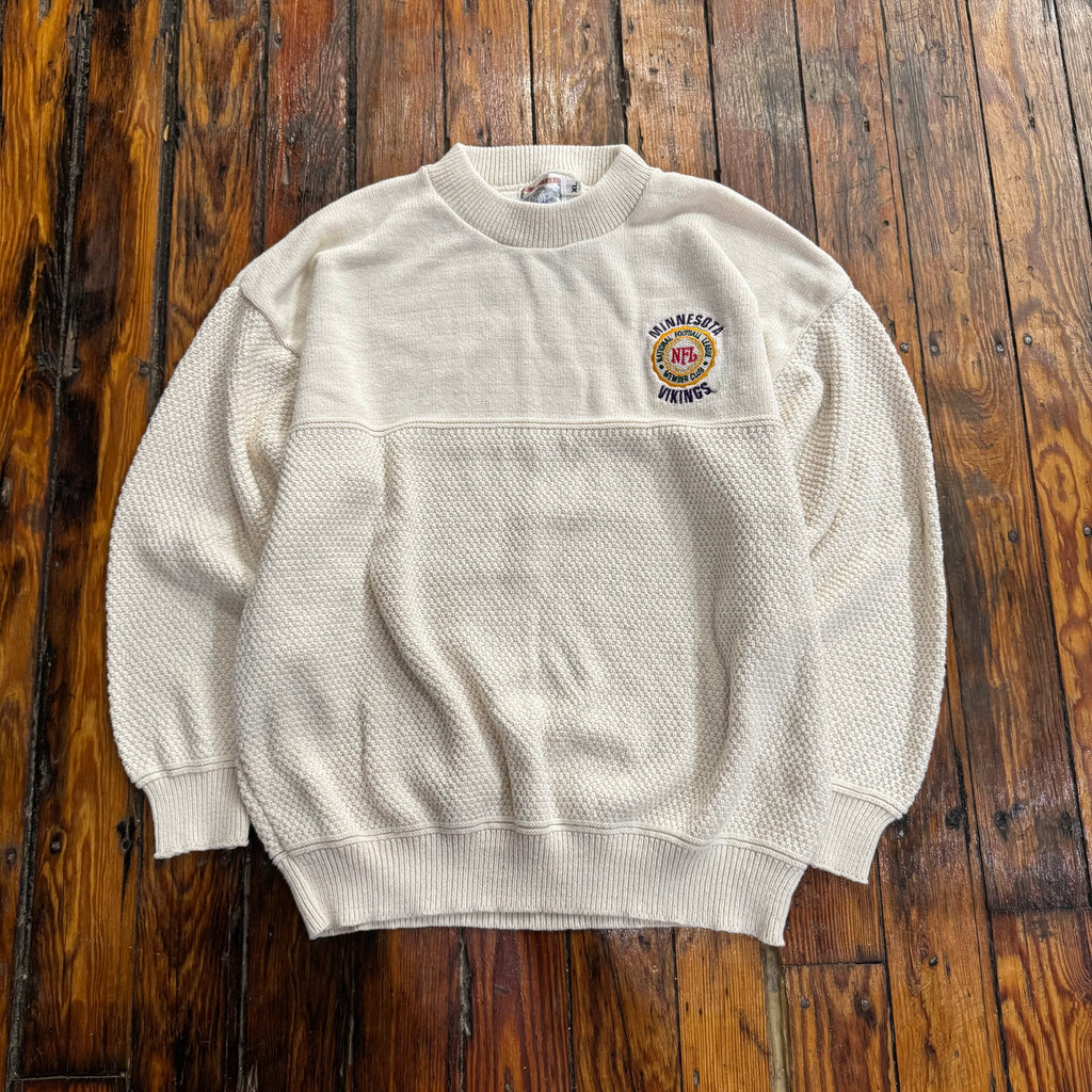 Vintage Minnesota Vikings Member Club Sweater Sz XL