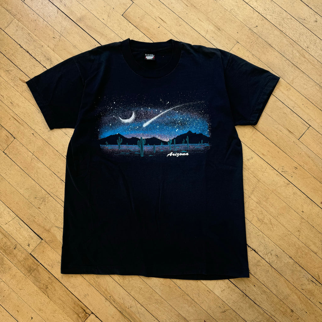 Vintage Arizona Night Nature T-shirt Sz L