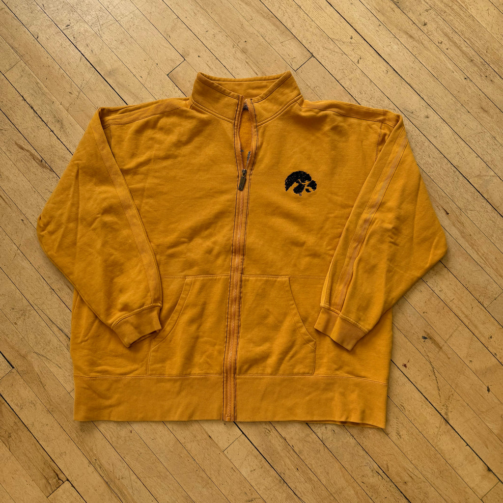 Vintage Iowa Hawkeyes Zip-Up Jacket Sz XL