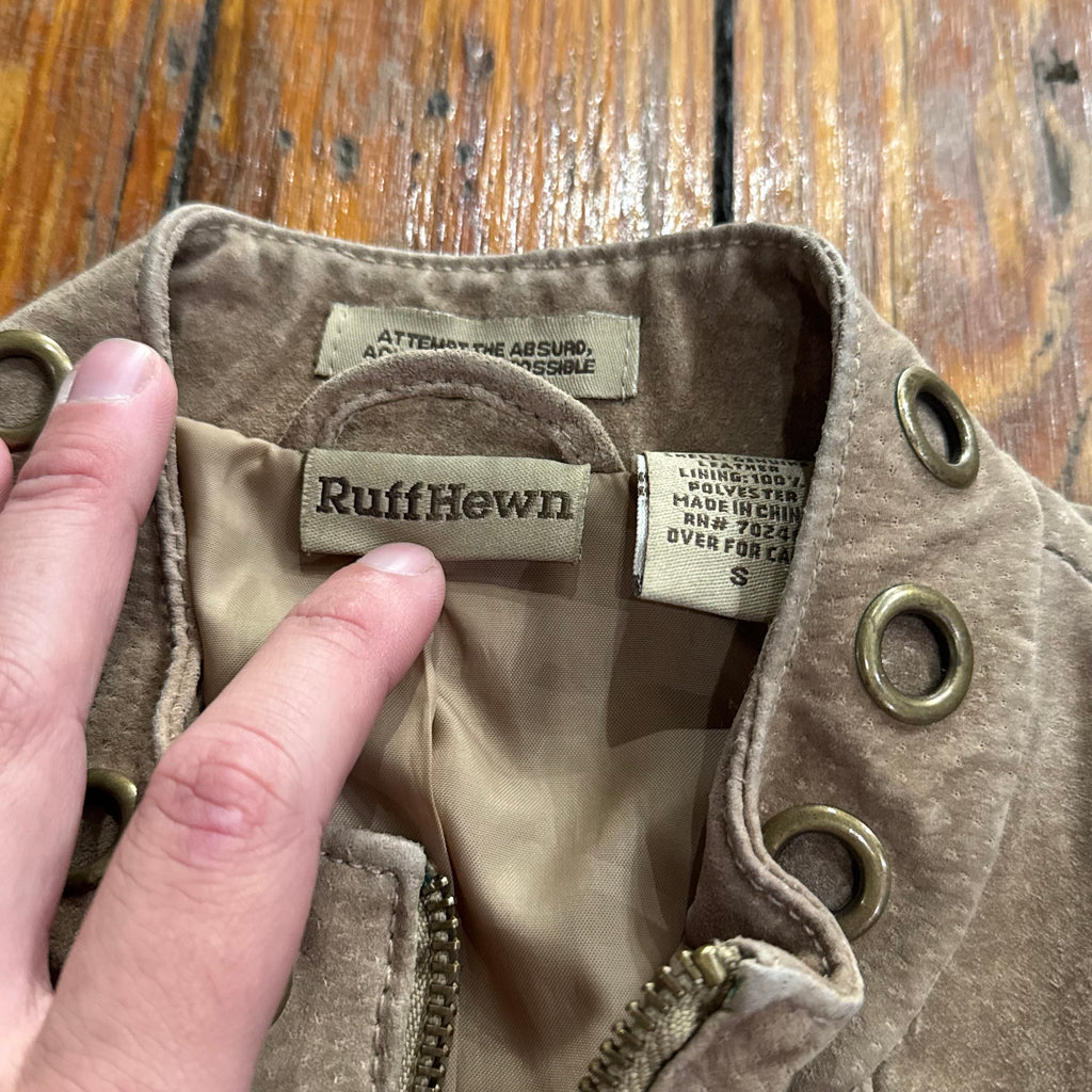 Vintage Ruff Hewen Suede Jacket Sz S
