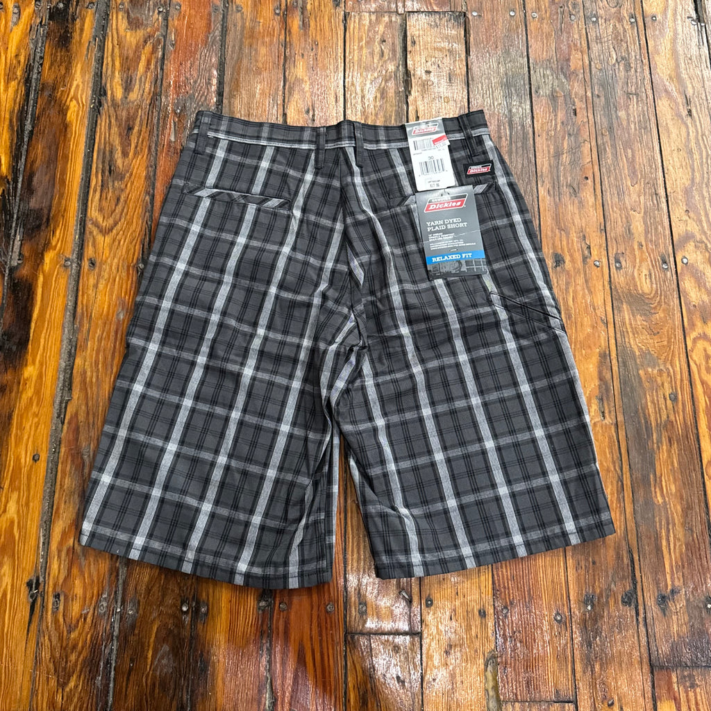 Y2K Dickies Plaid Khaki Shorts Sz 30