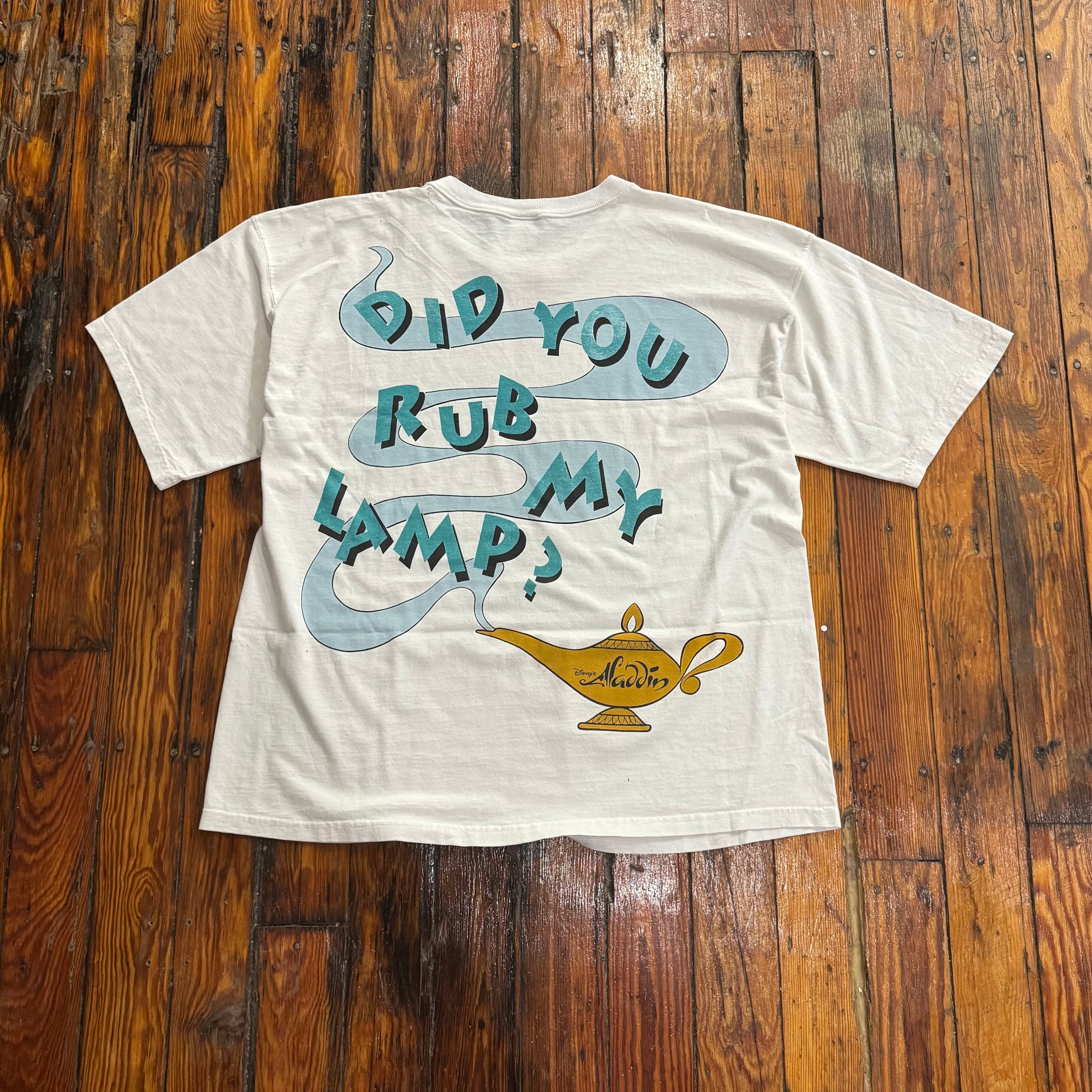 Vintage Disney Genie Aladdin T-shirt Sz XXL