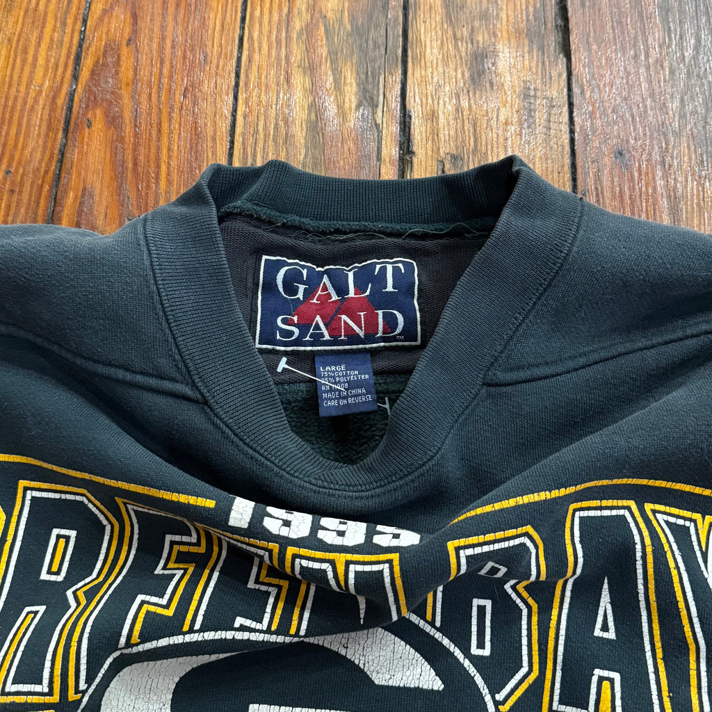 Vintage Green Bay Packers Division Champions Crewneck Sz L
