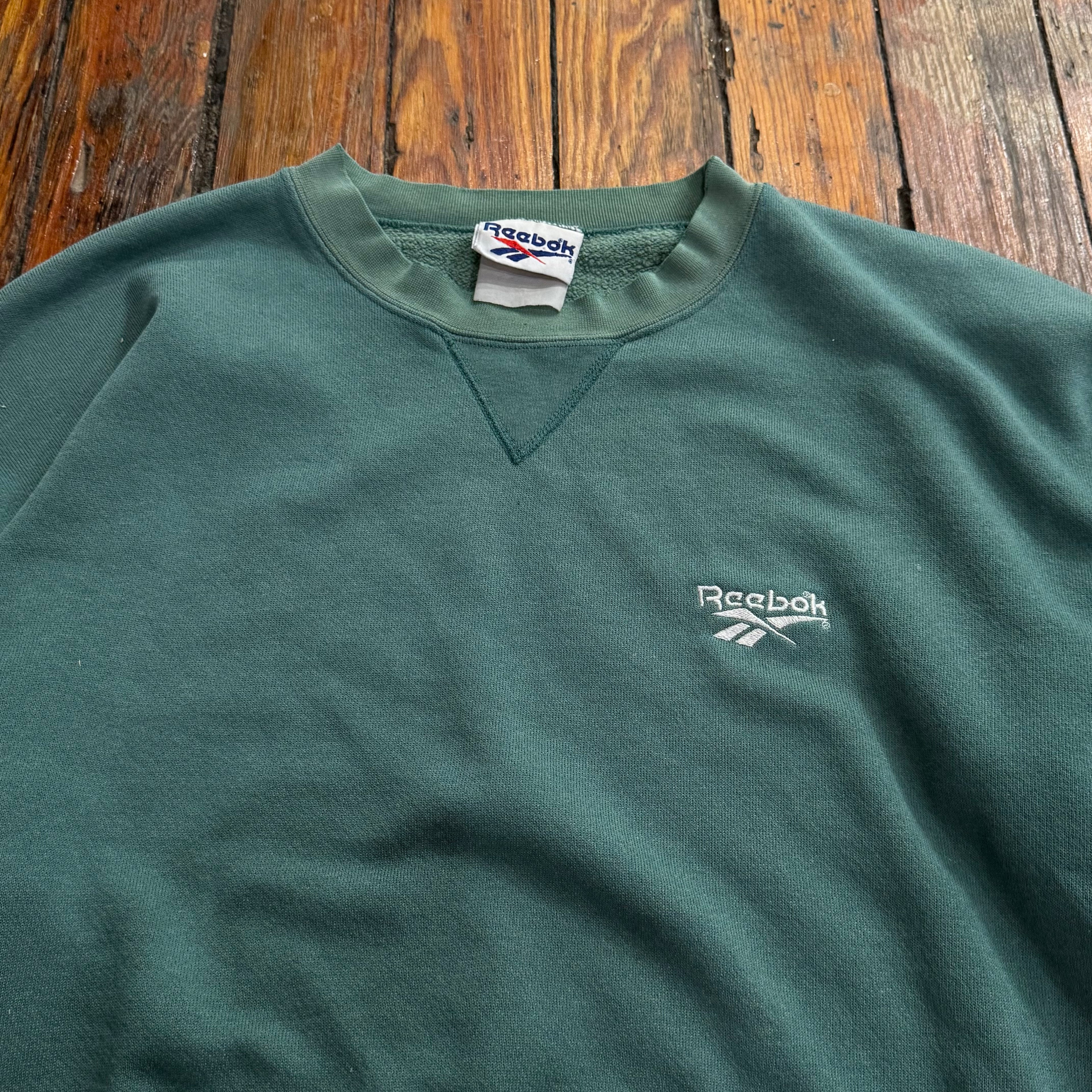 Vintage Faded Reebok Crewneck Sz L