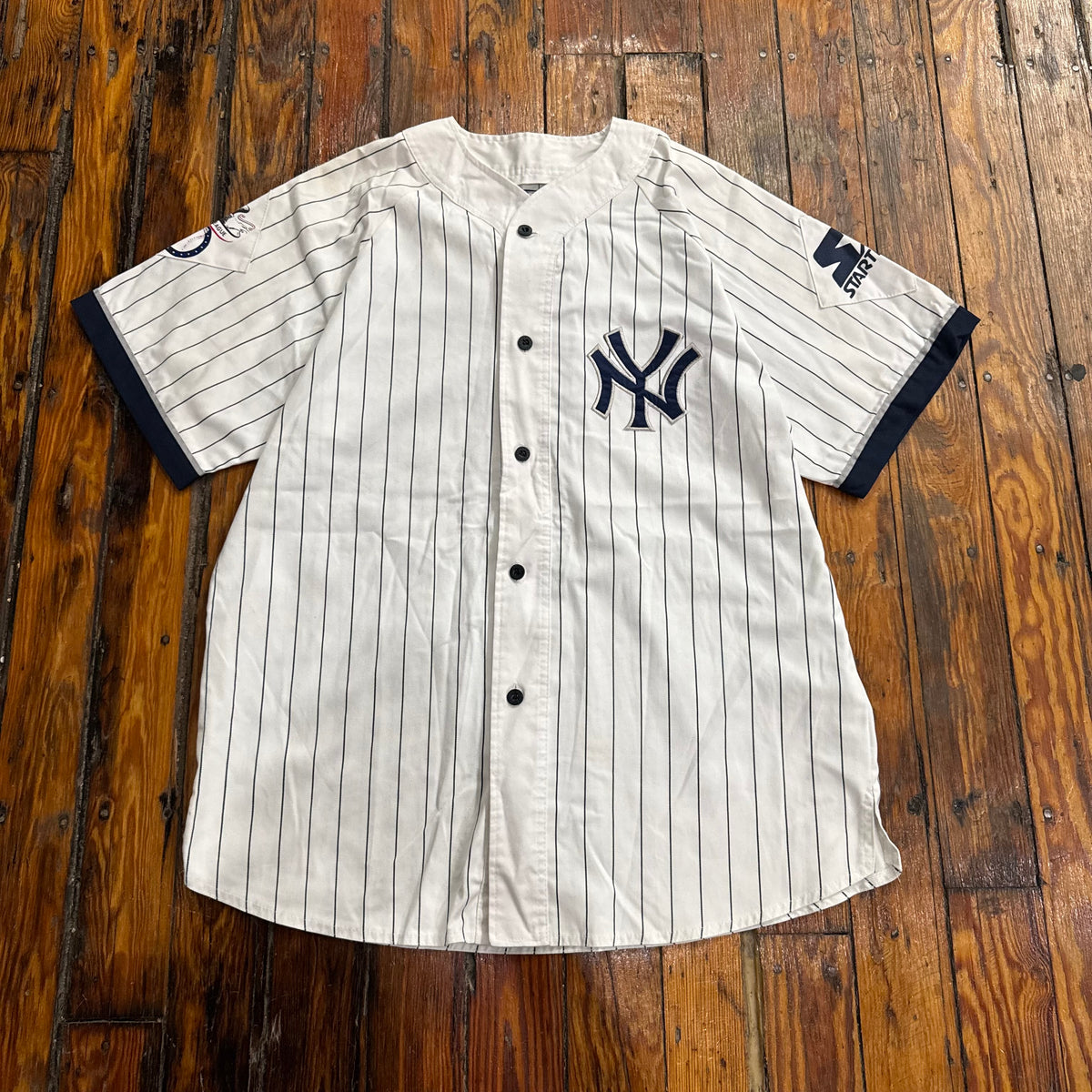 Vintage Starter New York Yankees Baseball Jersey Sz XL