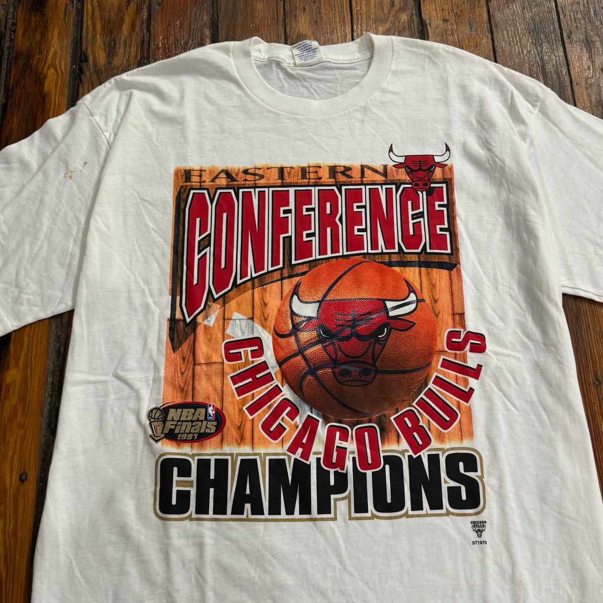 Vintage Chicago Bulls Eastern Conference T-shirt Sz XL (NEW)