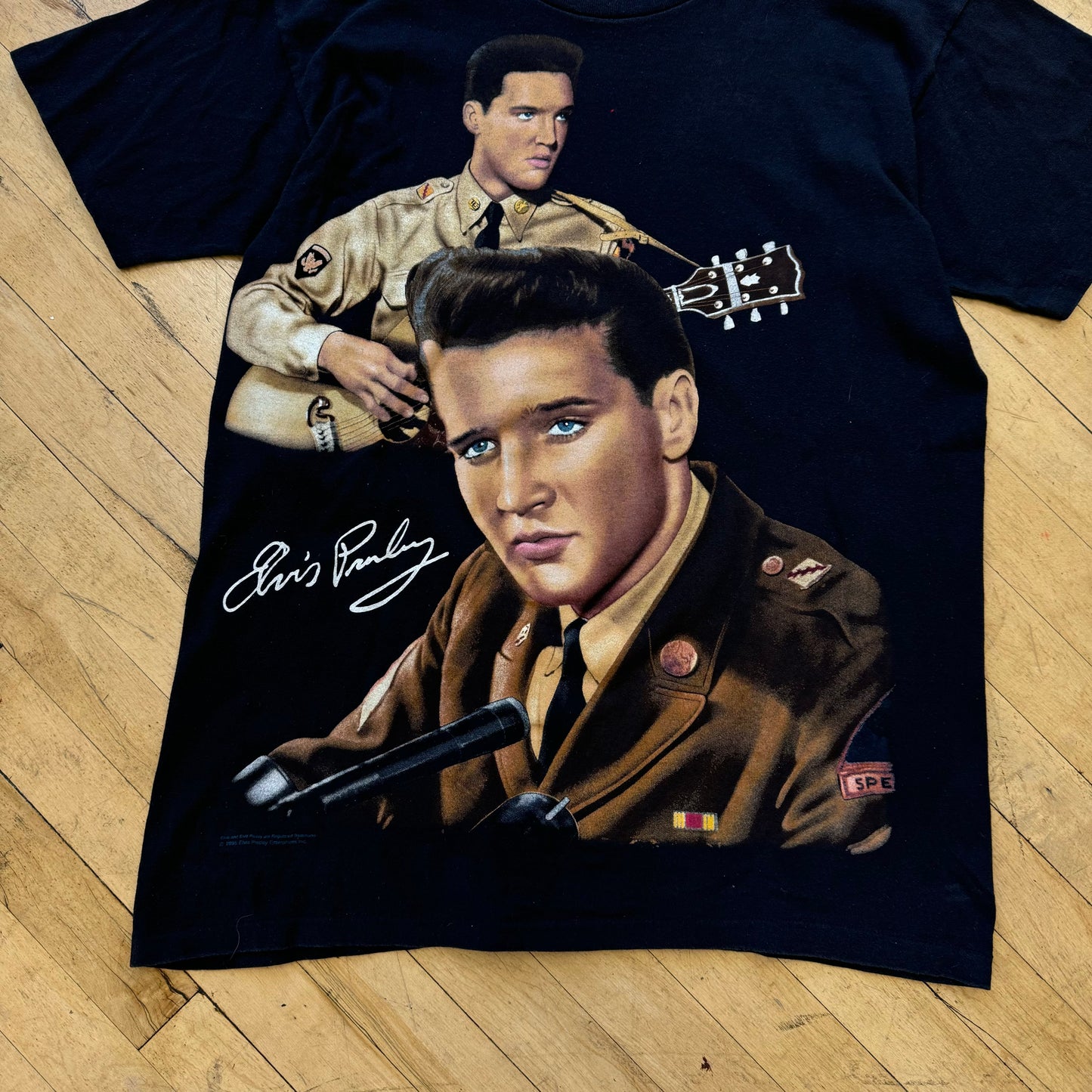 Vintage Elvis Presley Portrait T-shirt Sz L