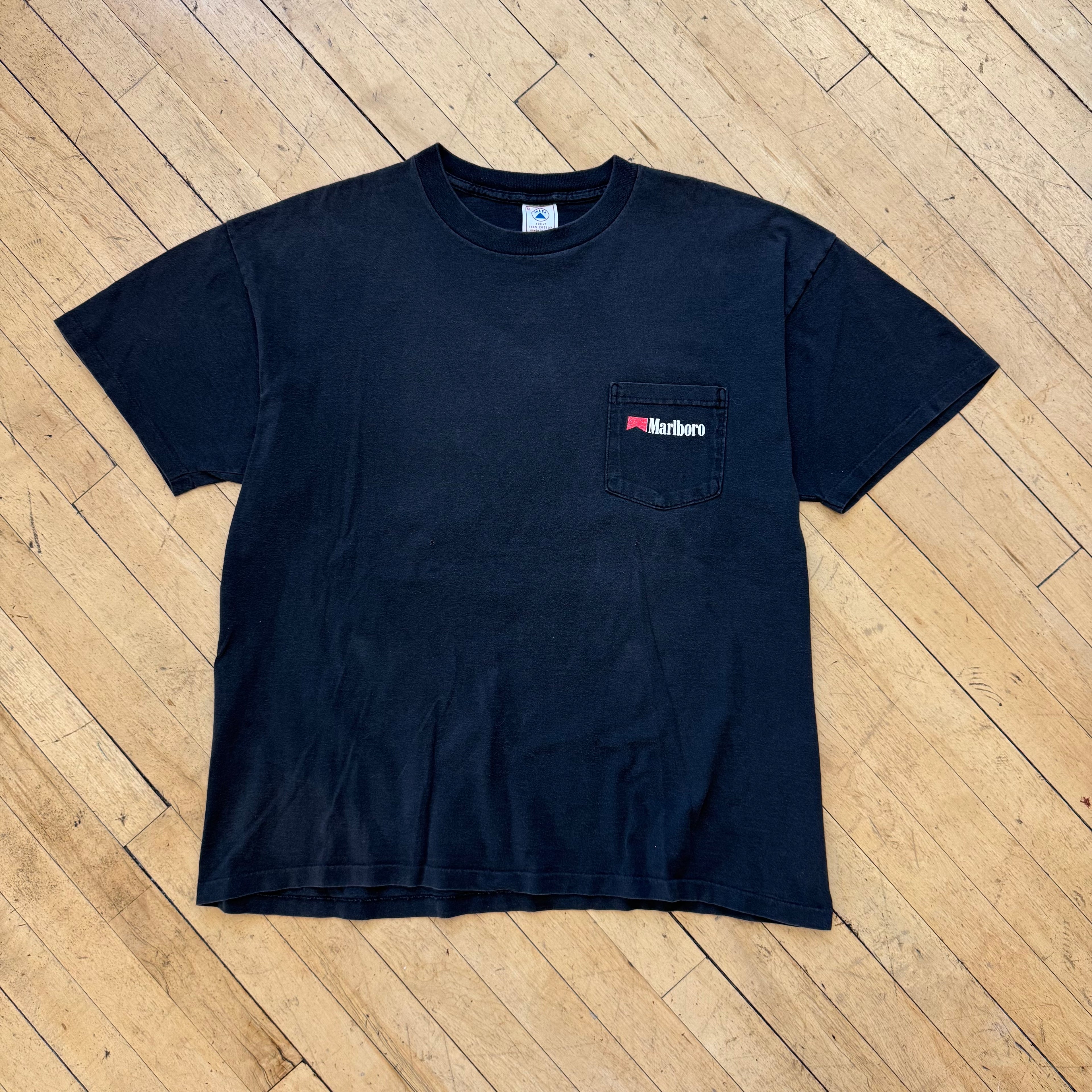 Vintage Faded Marlboro Man T-shirt Sz XL