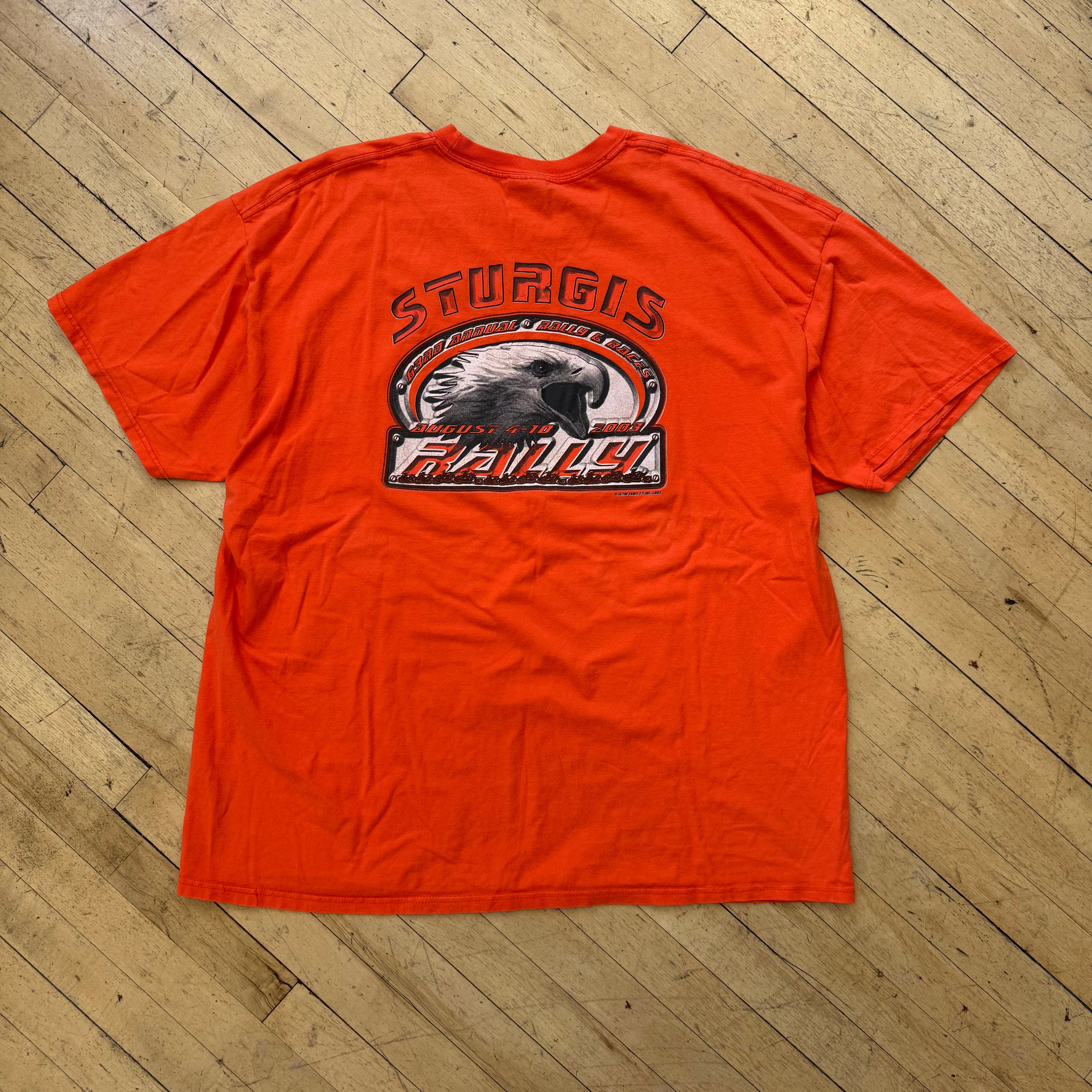 Y2K Sturgis Black Hills Rally T-shirt Sz XXL