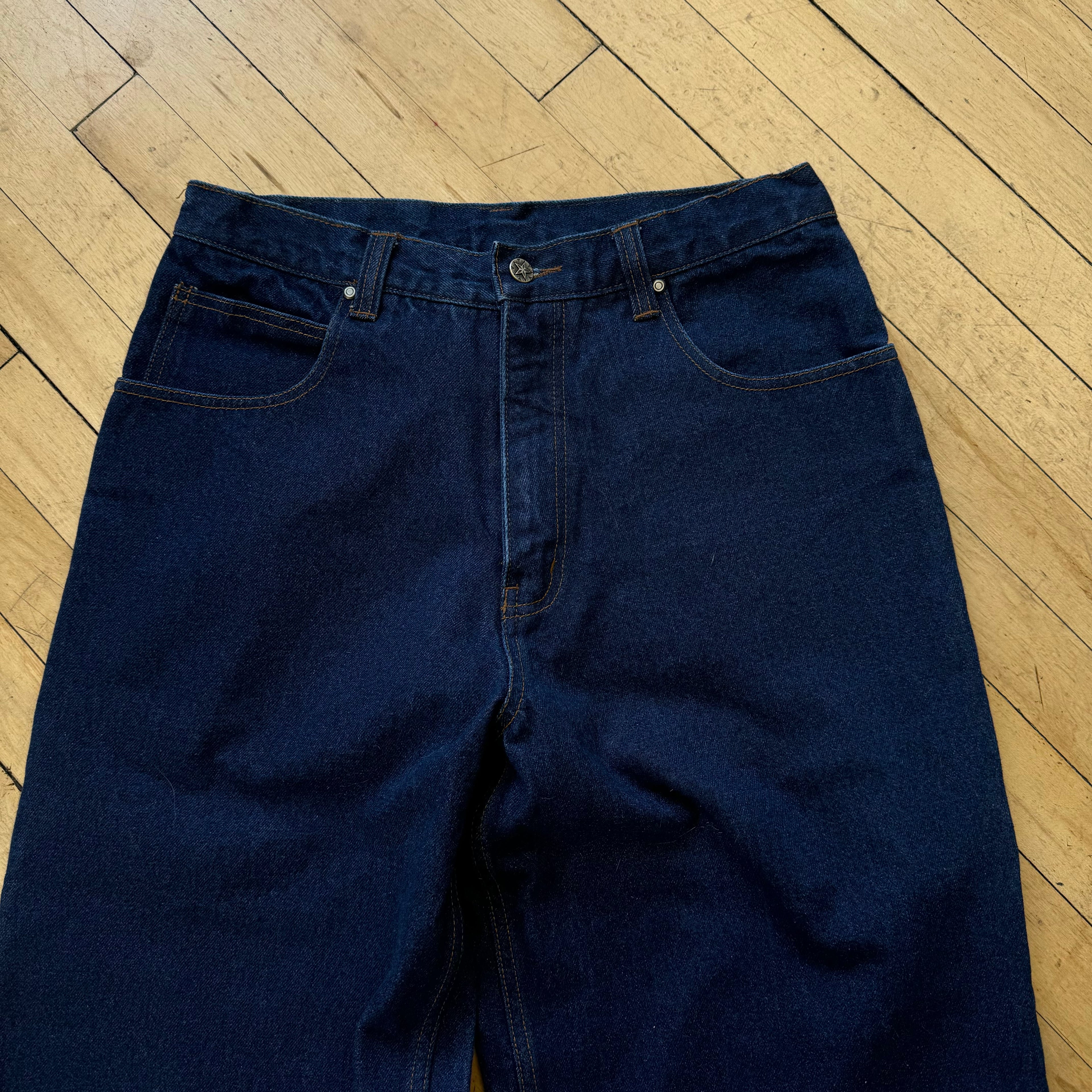 Vintage Bootleg Tommy Sports Denim Jeans Sz 32x34