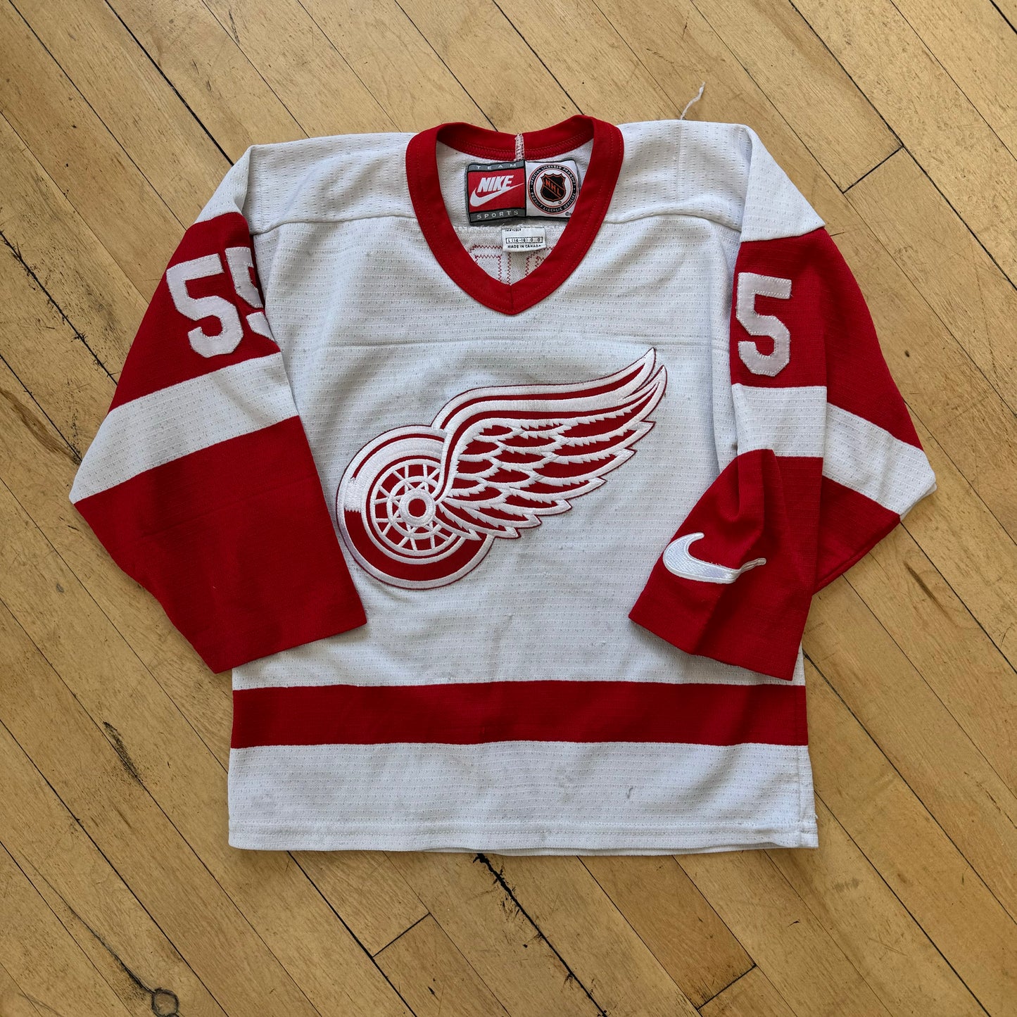 Vintage Nike Red Wings Murphy Jersey Sz YTH L