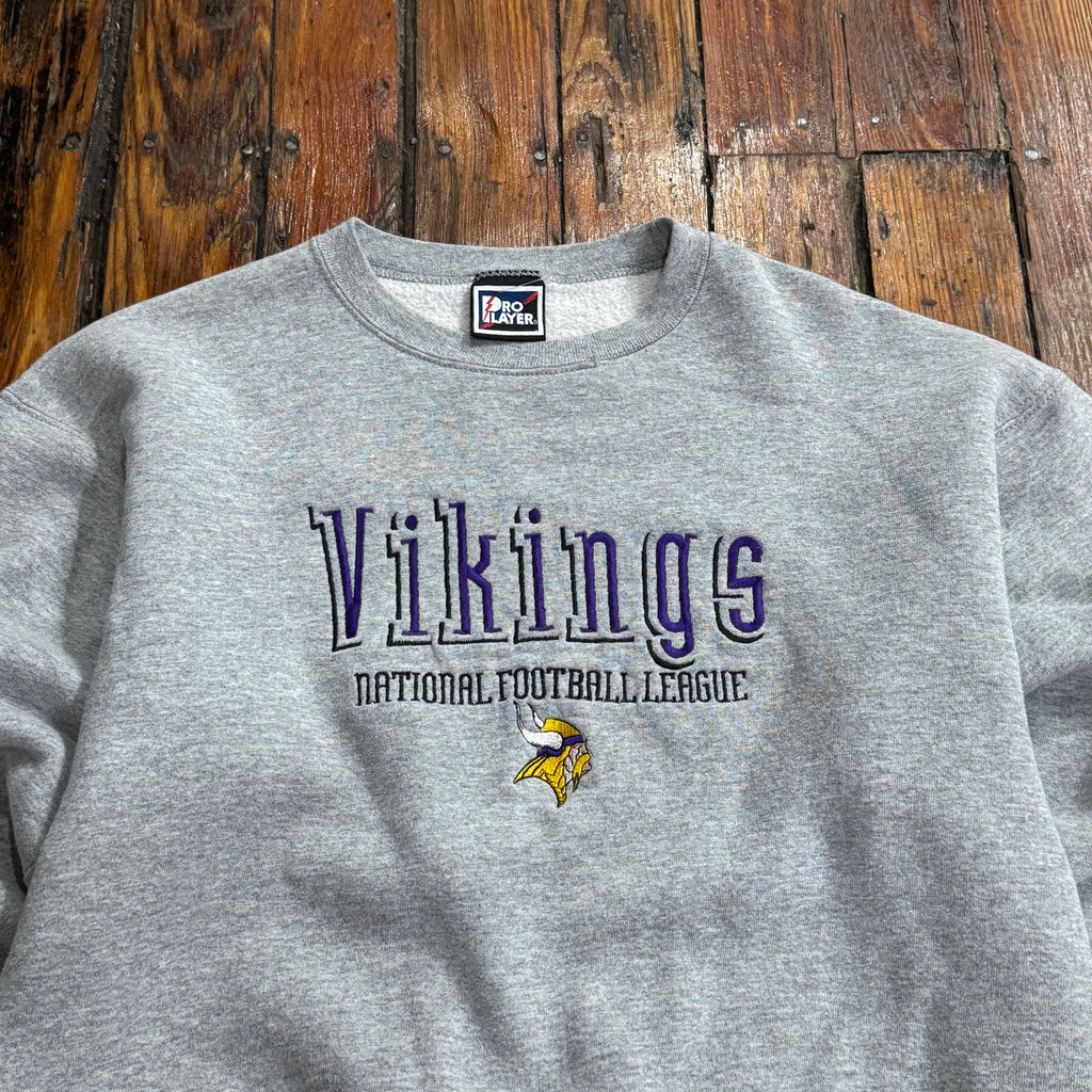 Vintage ProPlayer Minnesota Vikings Crewneck Sz M