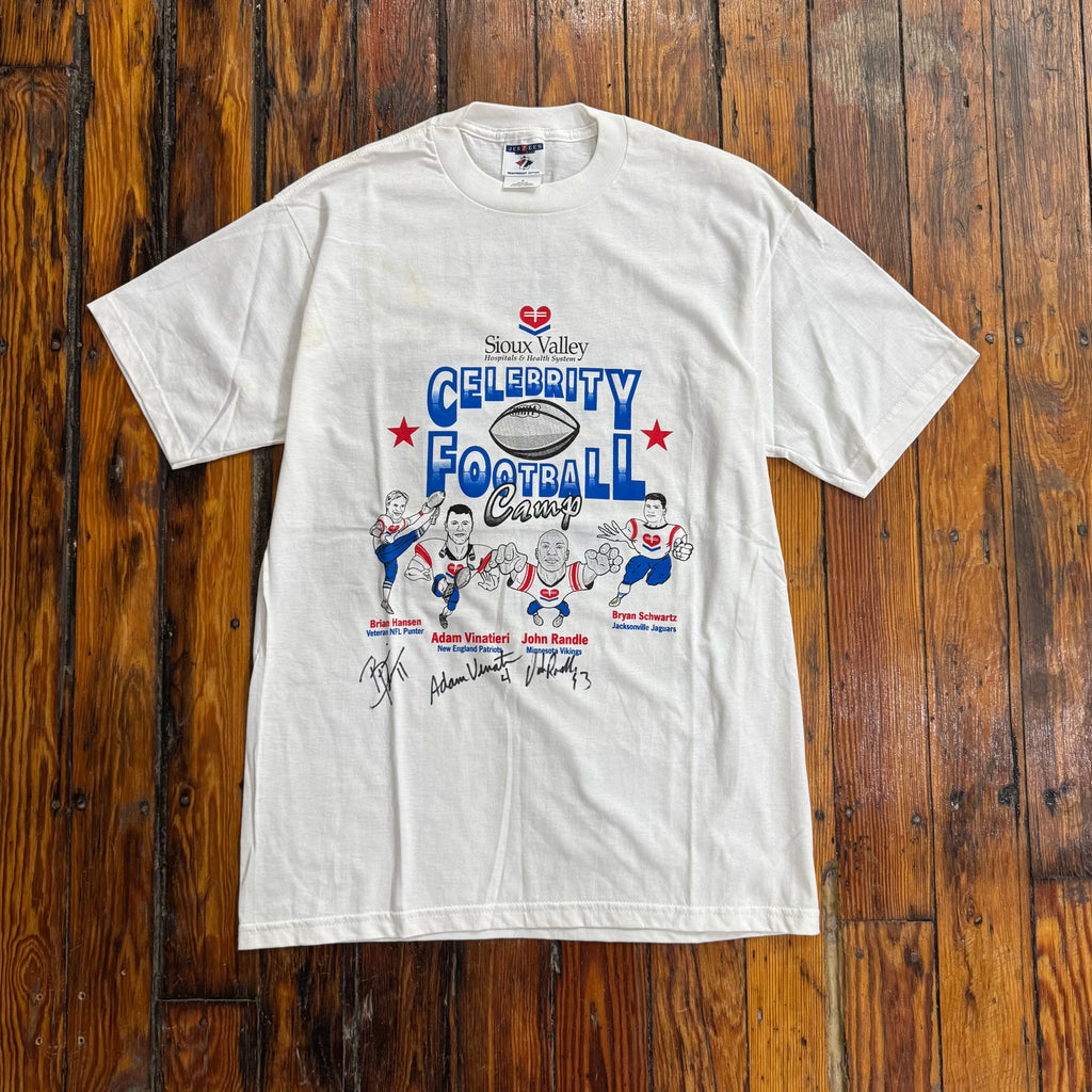 Vintage Sioux Valley Celebrity Football Camp T-shirt Sz M