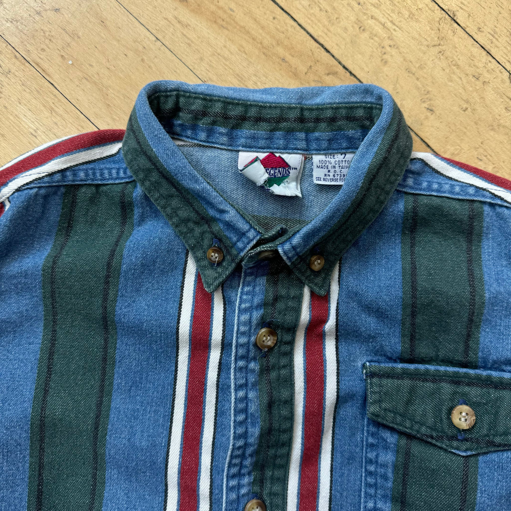 Vintage Legends Button up Shirt Sz 7