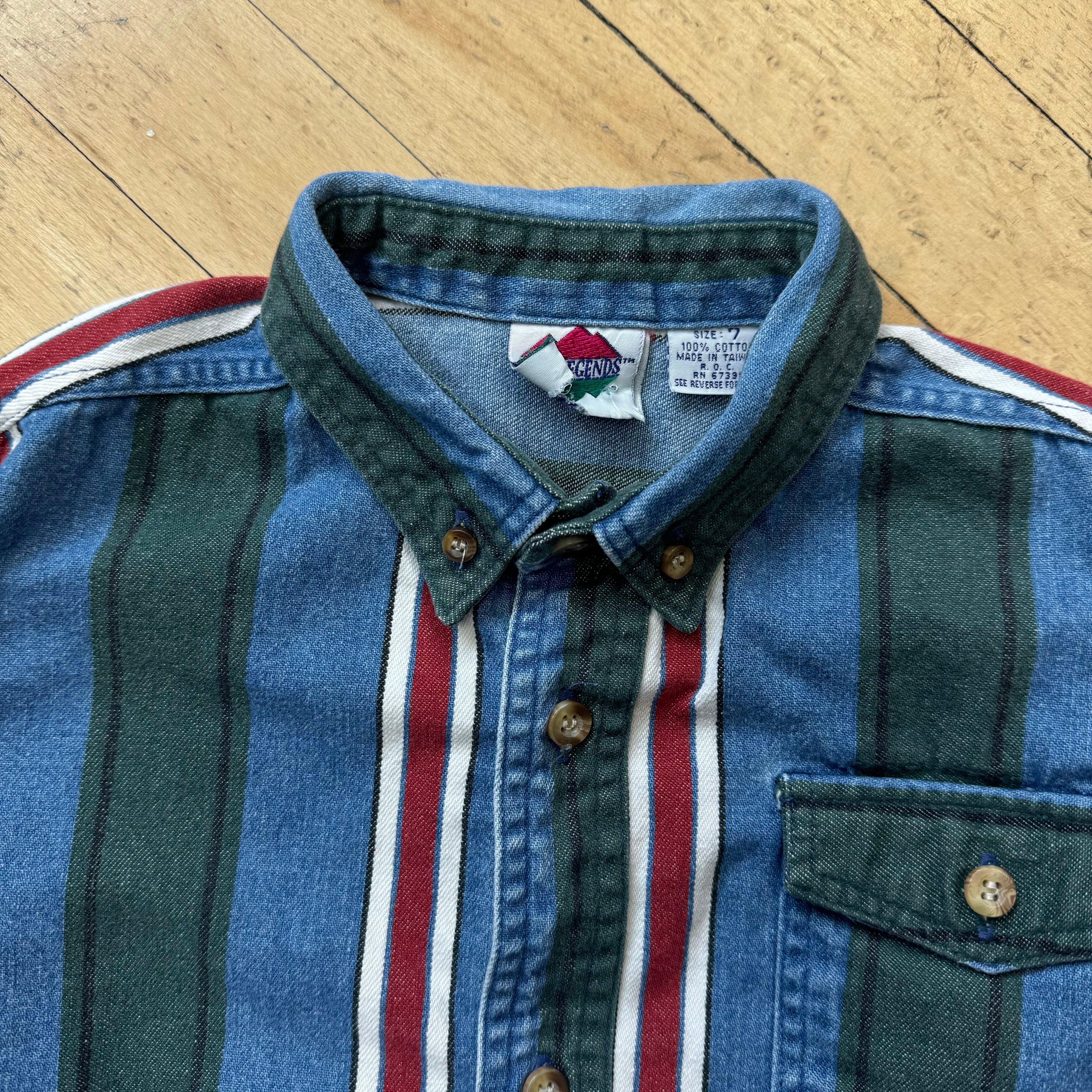 Vintage Legends Button up Shirt Sz 7