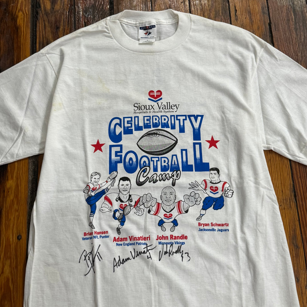 Vintage Sioux Valley Celebrity Football Camp T-shirt Sz M