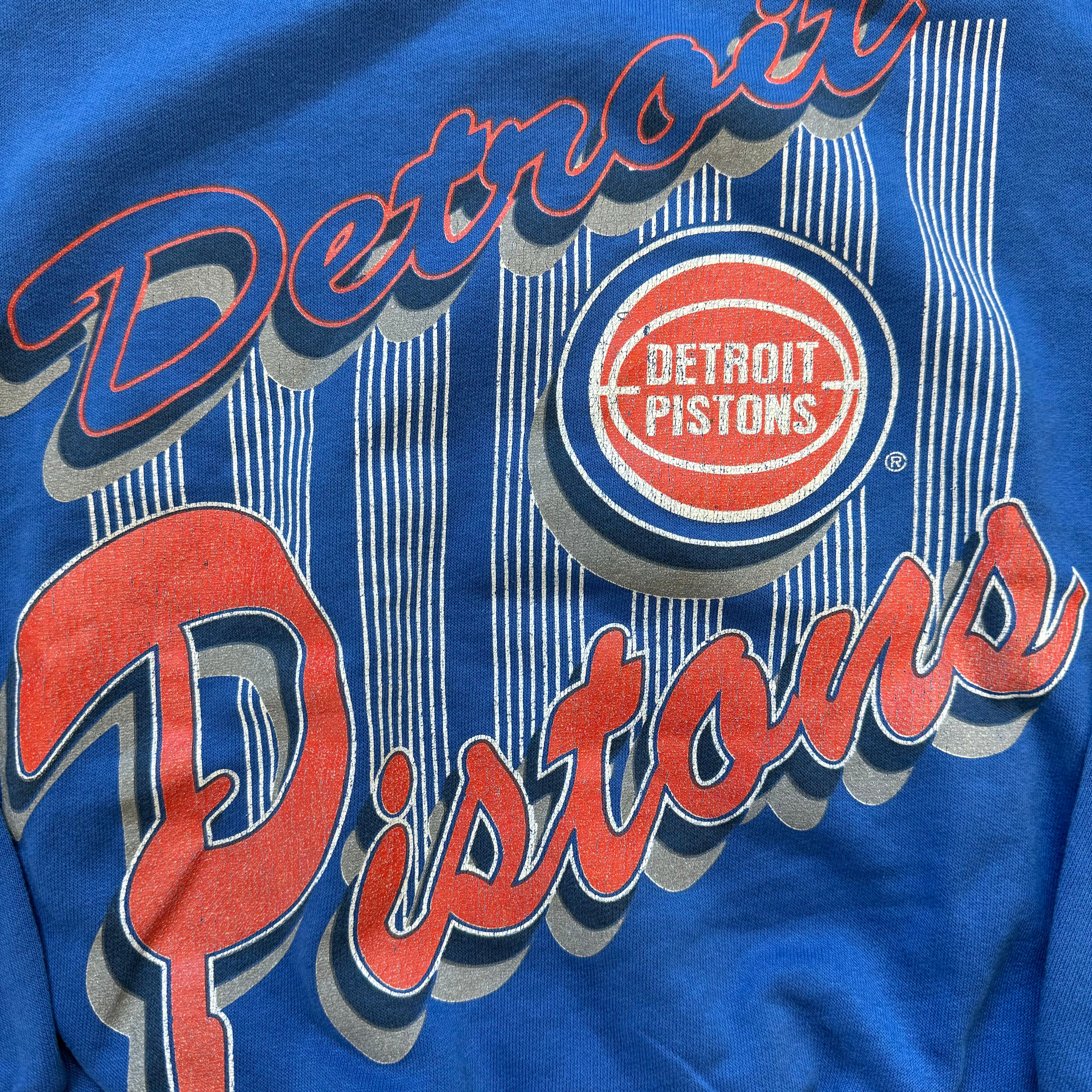 Vintage Detroit Pistons Crewneck Sz YTH L