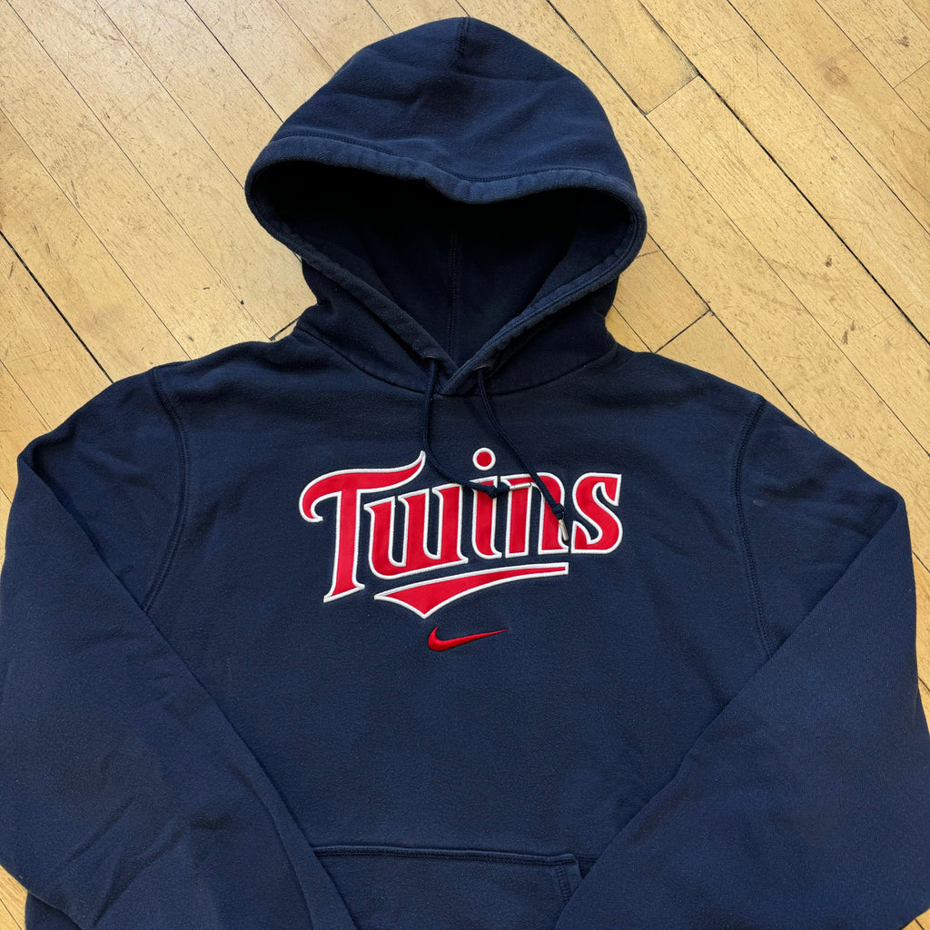 Vintage Nike Twins SpellOut Hoodie Sz XL