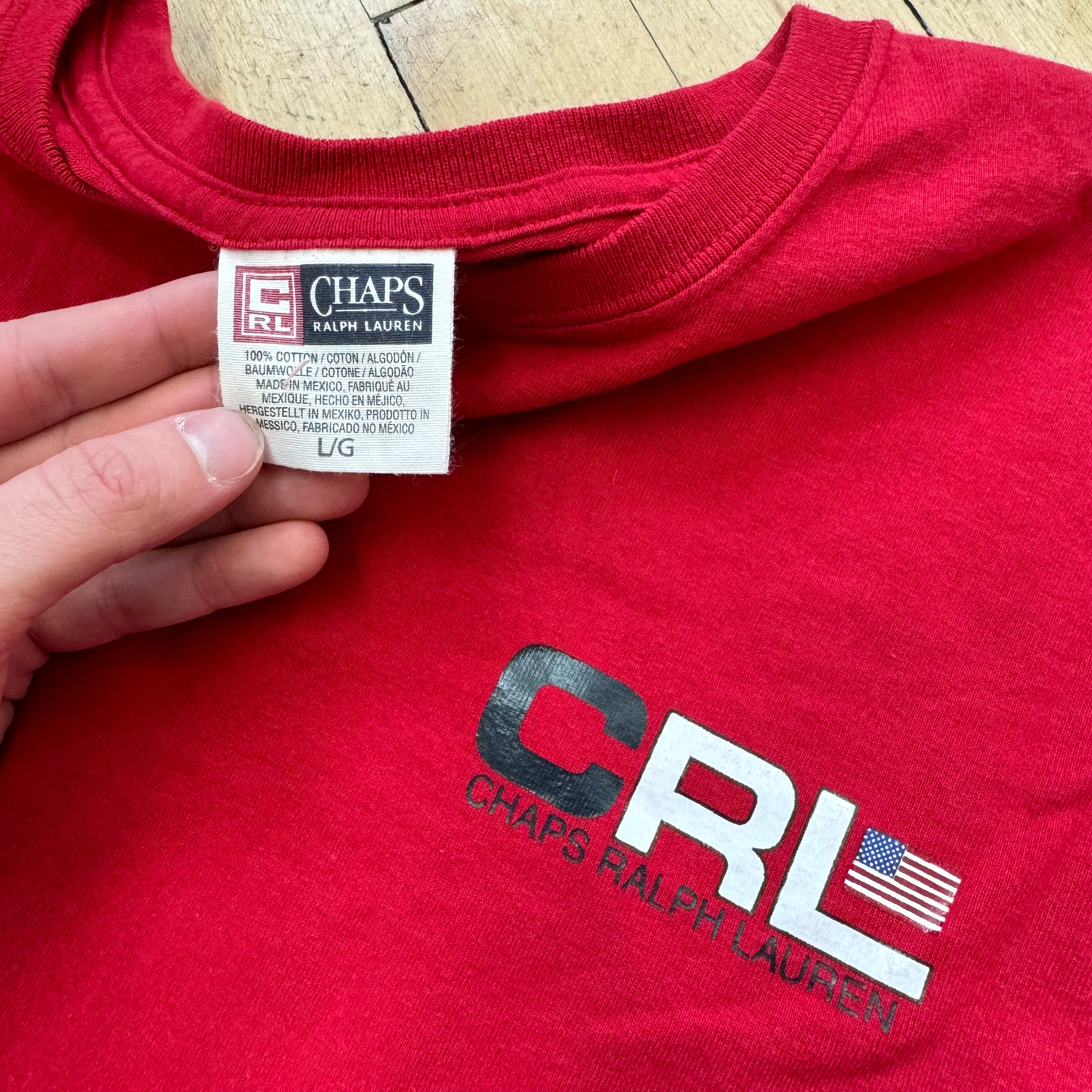 Vintage Chaps Ralph Lauren T-shirt Sz L