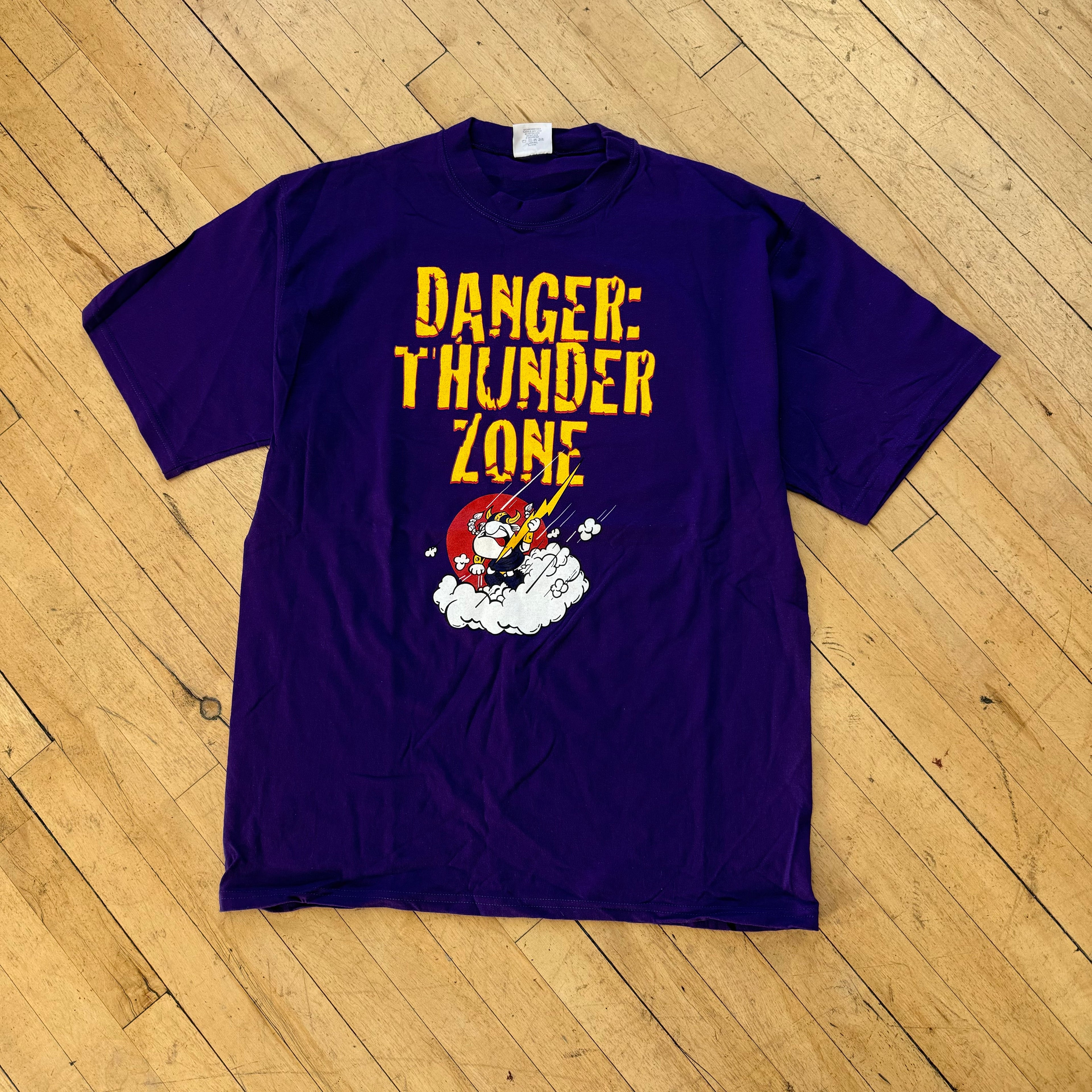 Vintage Danger Thunder Zone Miller Draft T-shirt Sz L