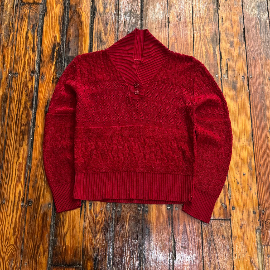Vintage Light Weight Red Sweater Sz S