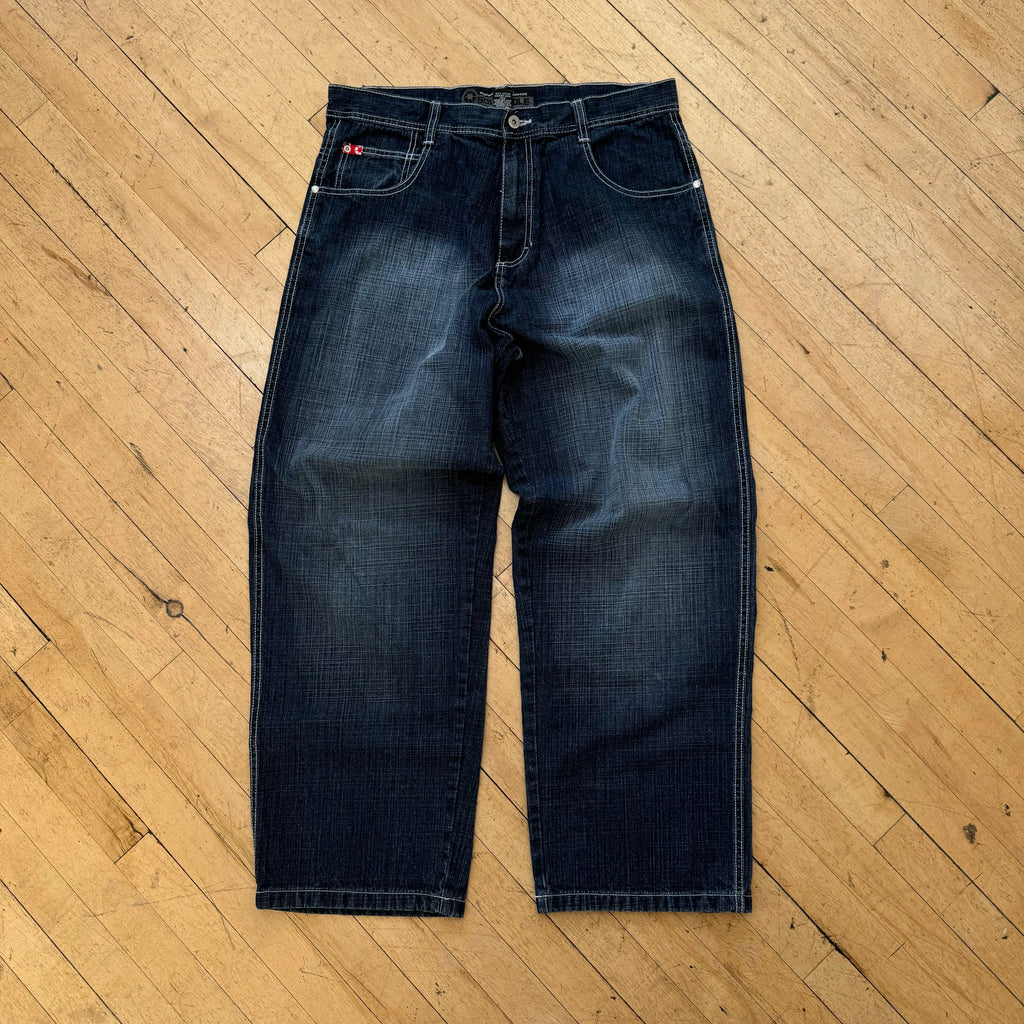 Y2K Baggy SouthPole Denim Jeans Sz 36