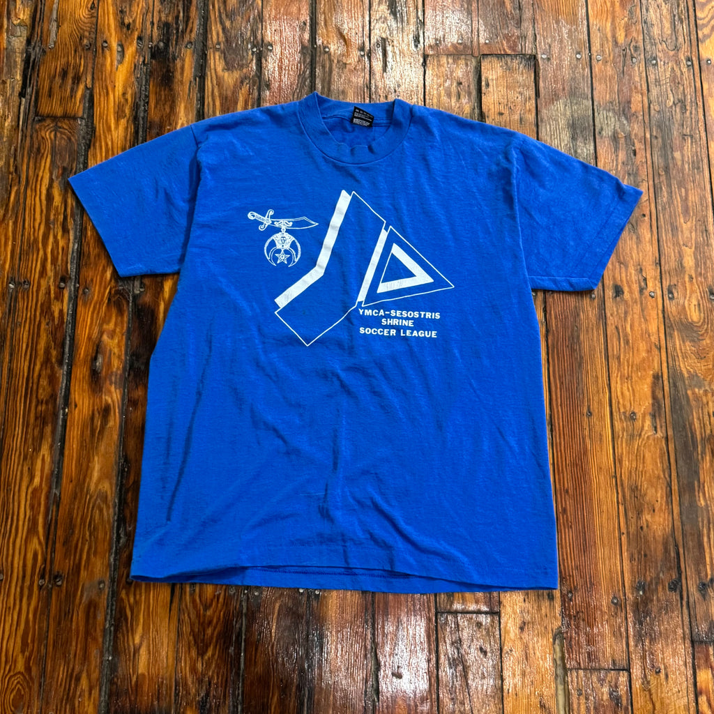 Vintage YMCA Soccer League T-shirt Sz XL