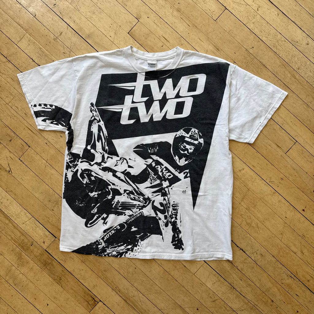 Vintage 22 Reed AOP MotoCross T-shirt Sz XL