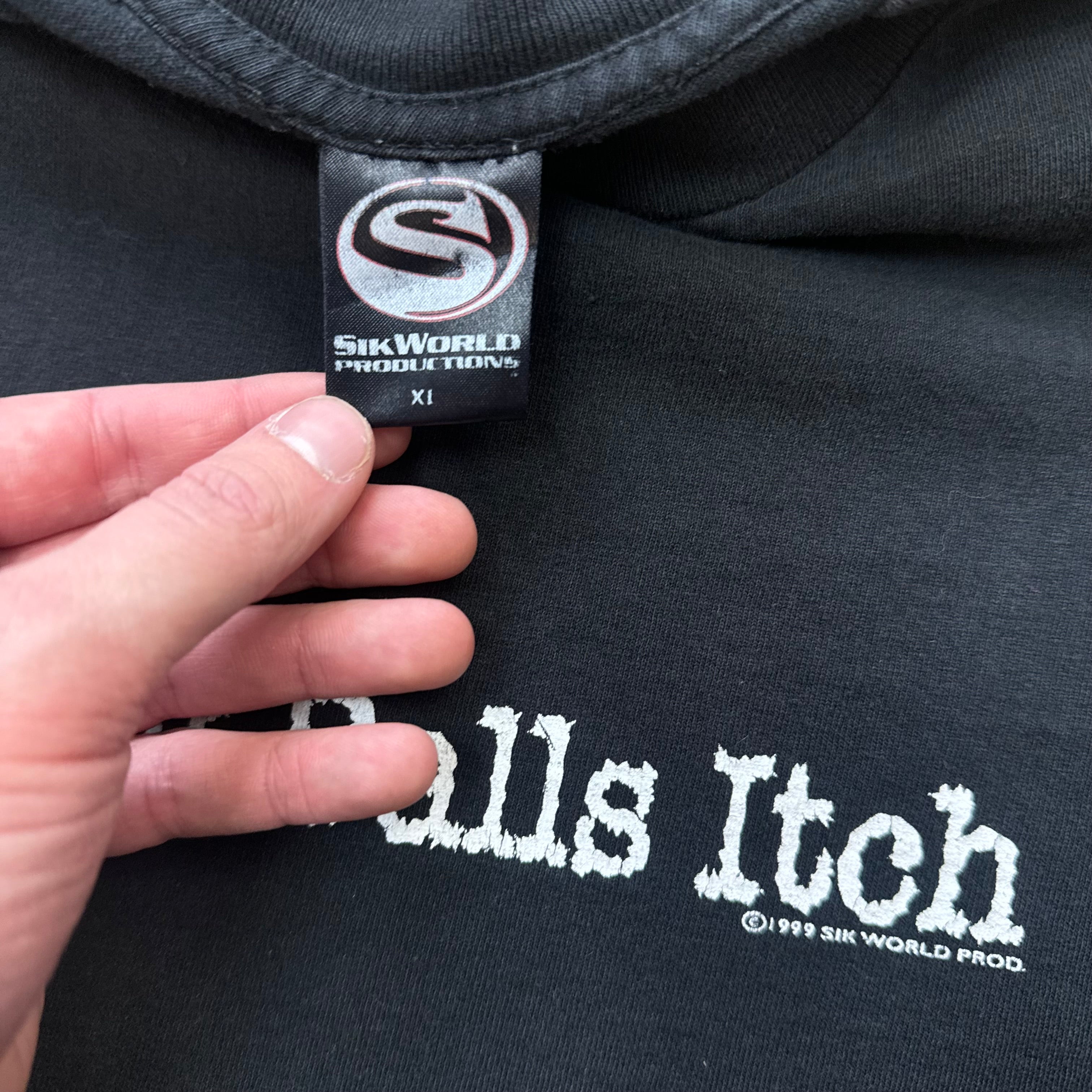 Vintage SIK “My Balls Itch” T-shirt Sz XL