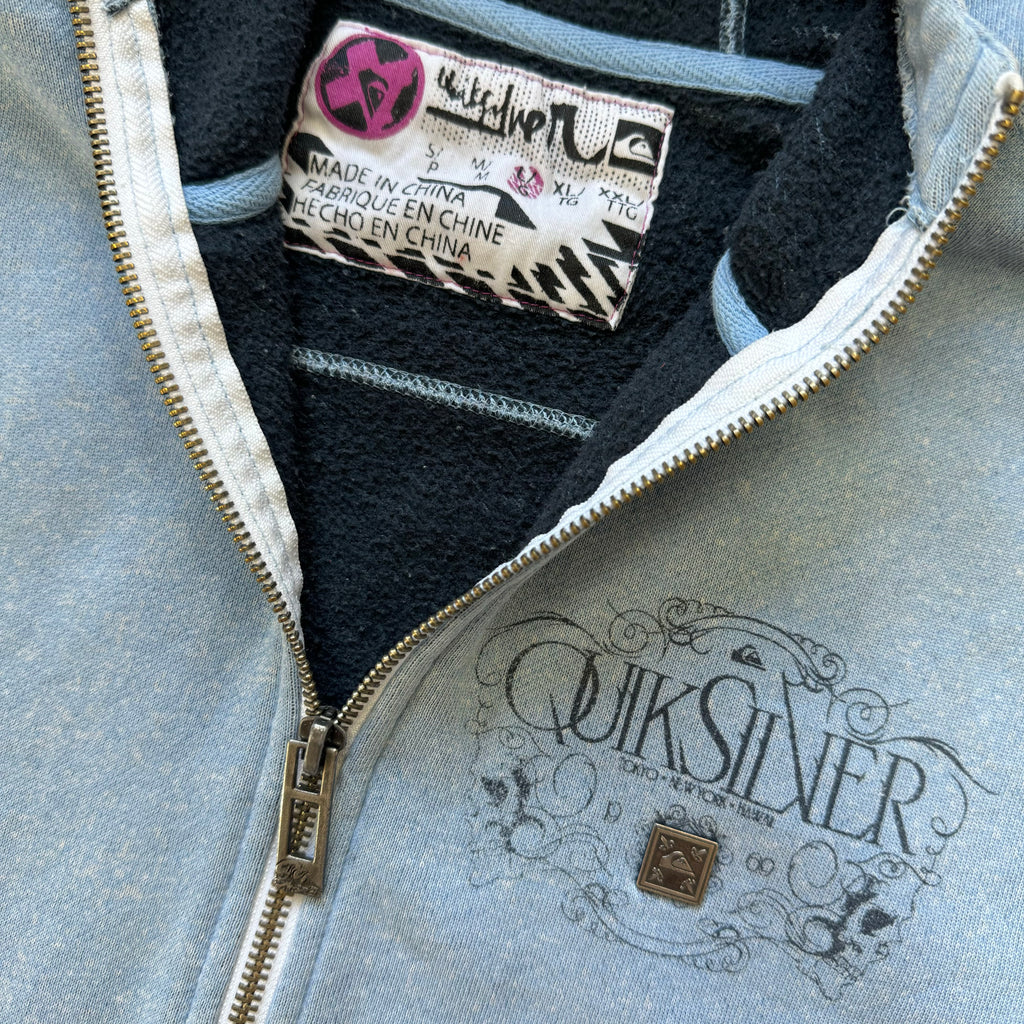 Y2K Quicksilver Zip-Up Jacket Sz L