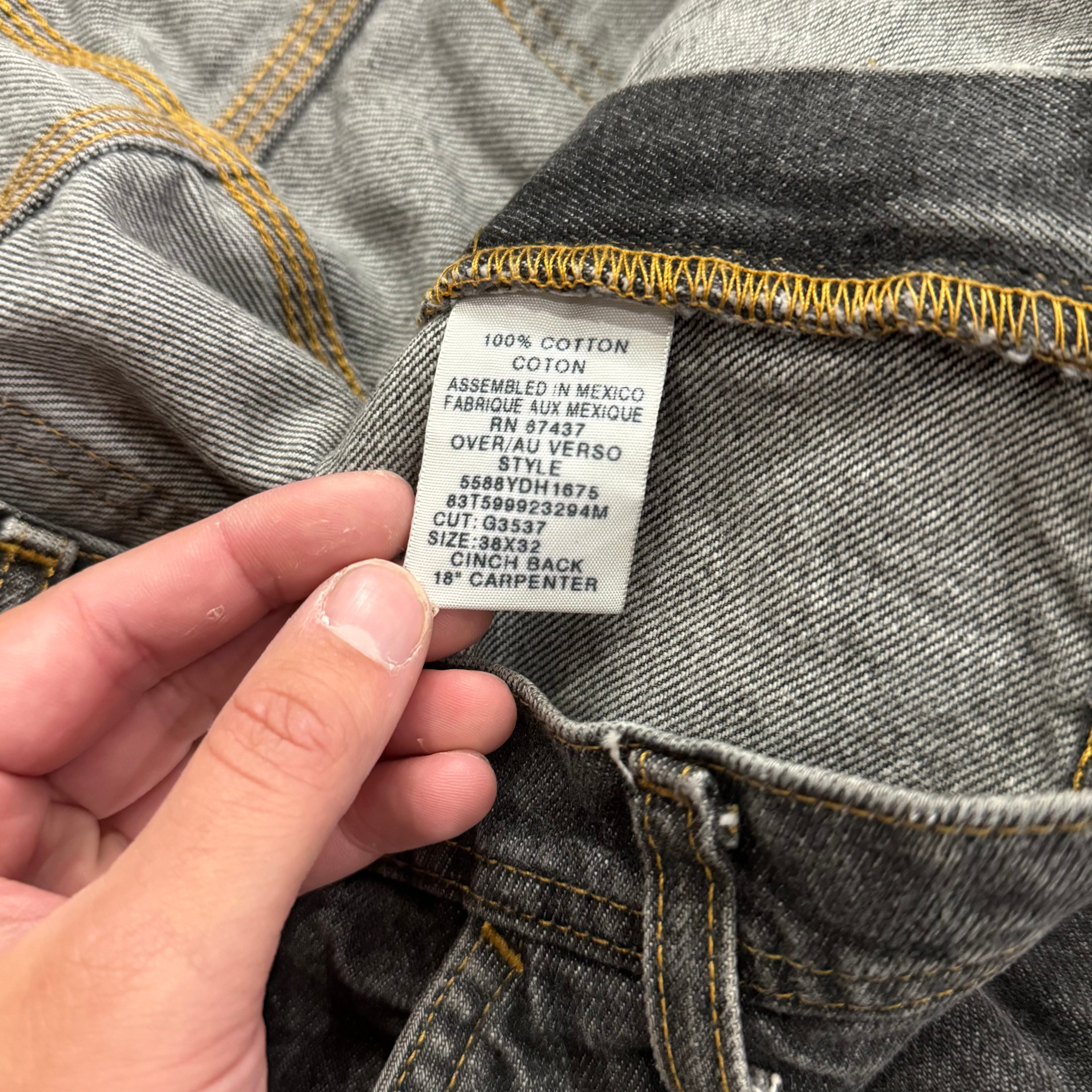 Vintage Ralph Lauren BLK Denim Jeans Sz 38x32