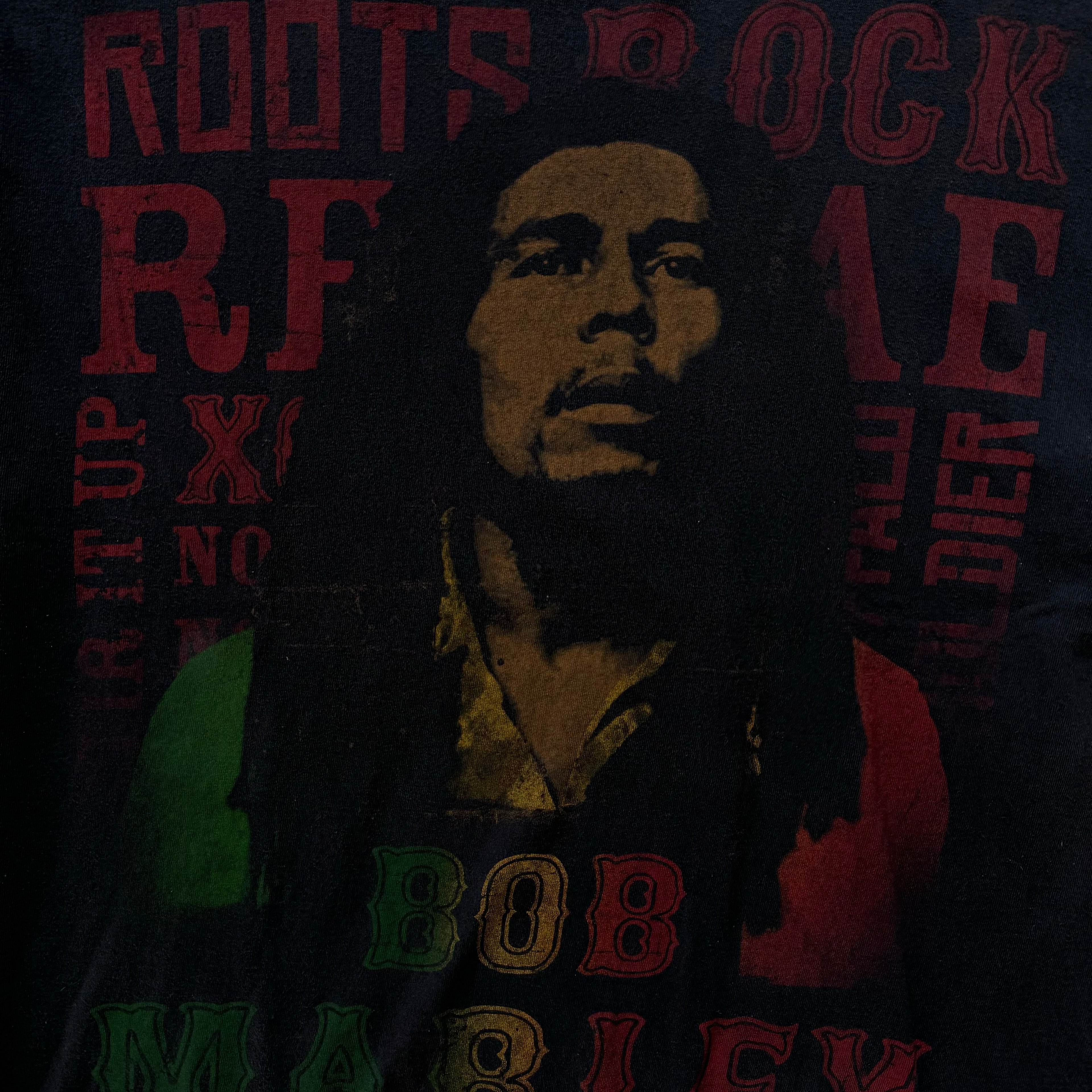 Y2K Bob Marley T-shirt Sz L