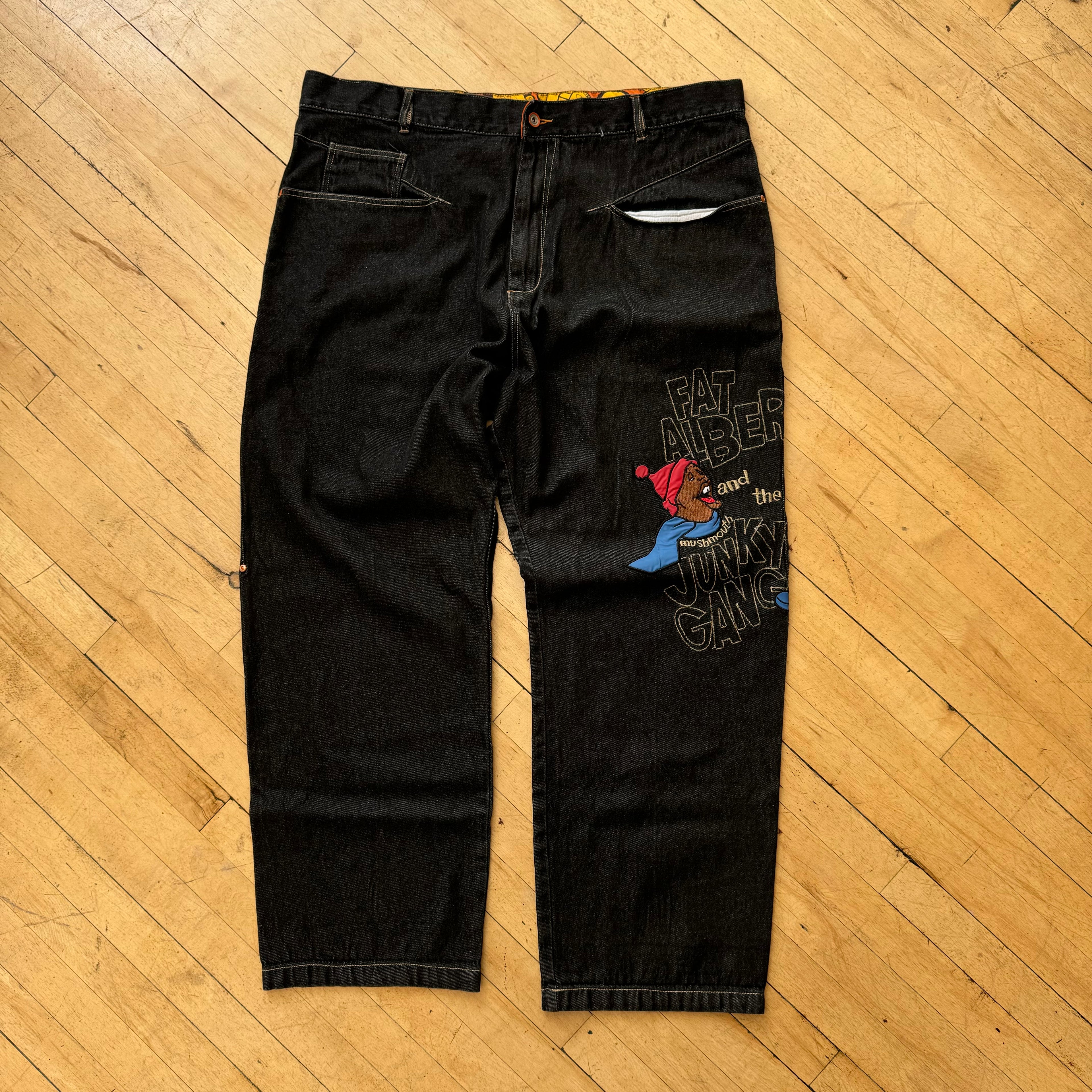 Vintage Fubu Fat Albert Denim Jeans Sz 48