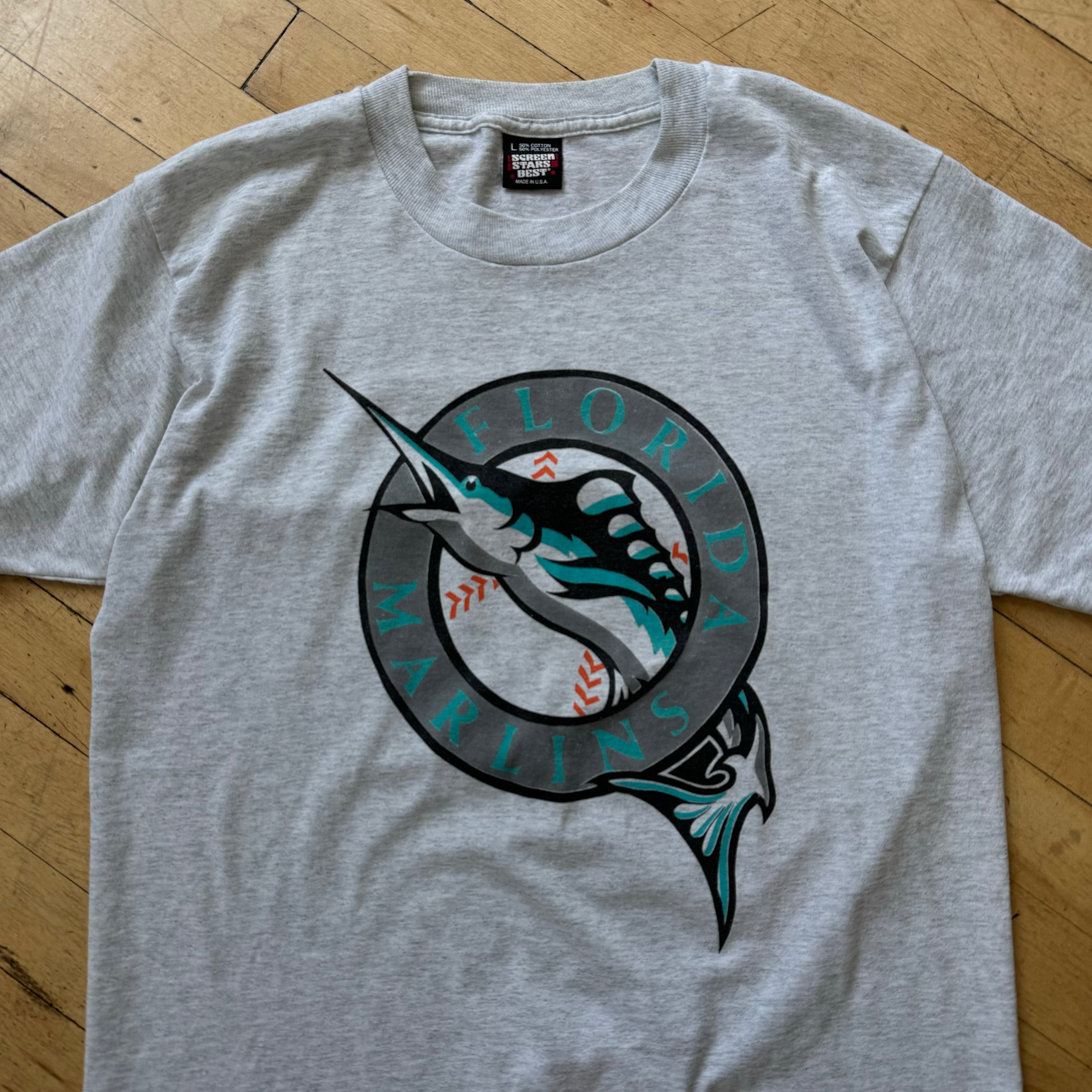 Vintage Florida Marlins MLB T-shirt Sz L