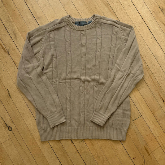 Vintage Light Tan Sweater Sz M